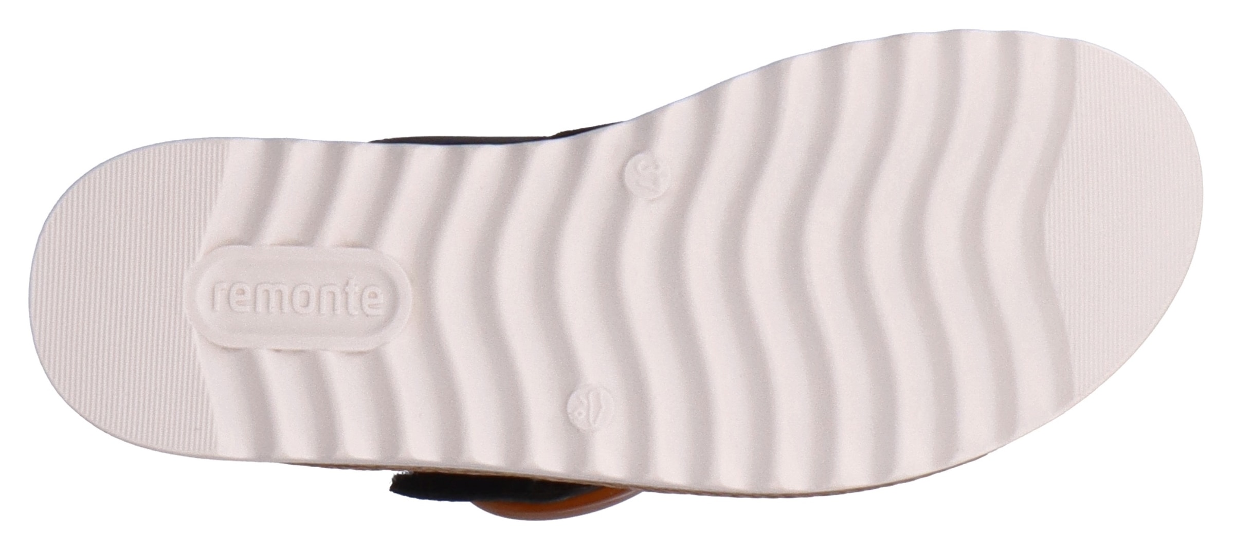 Remonte Pantolette, Keilabsatz, Sommerschuh, Schlappen mit Zierschnalle