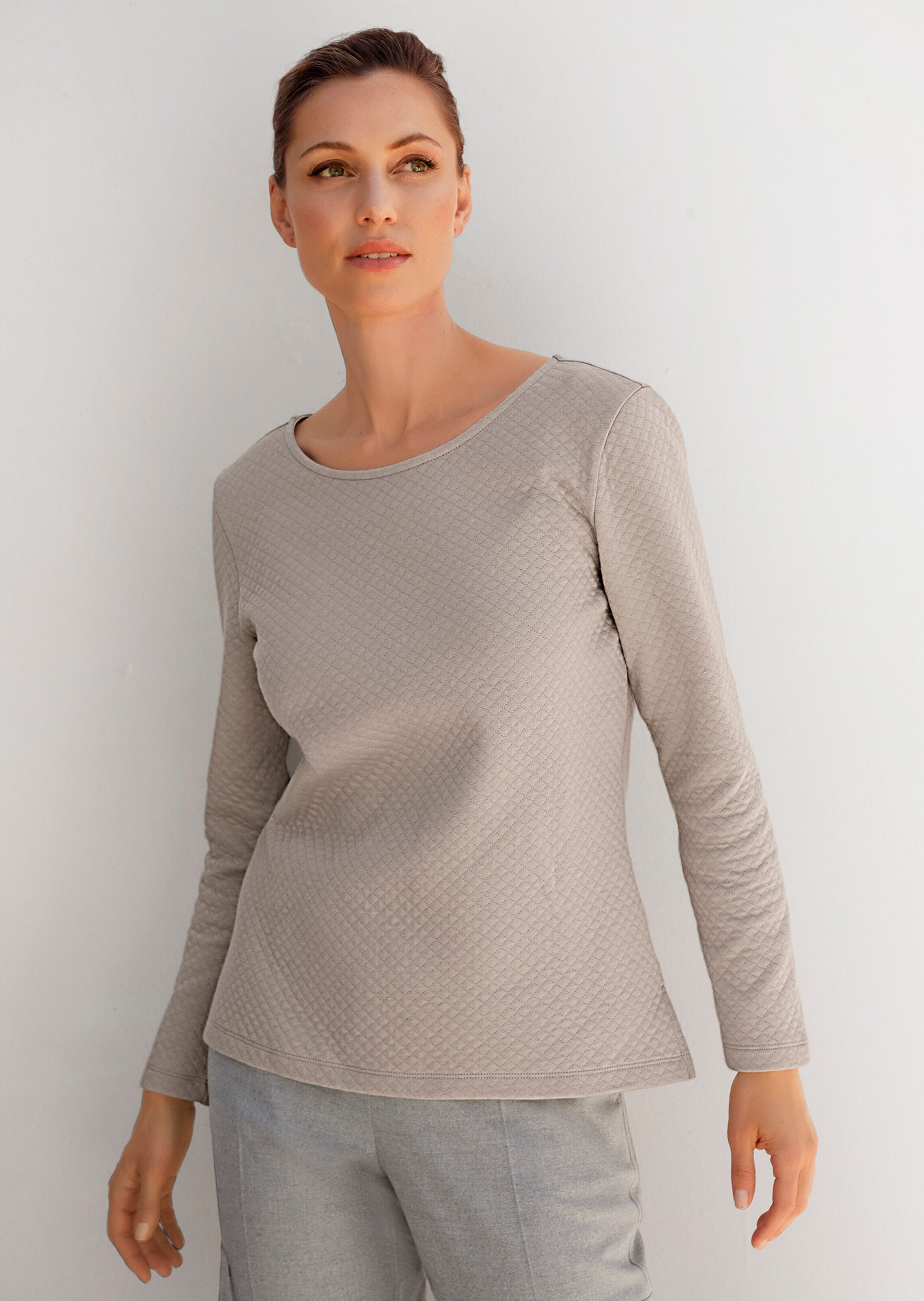 MADELEINE Langarmshirt »Sweatshirt Sweatshirt mit Struktur«