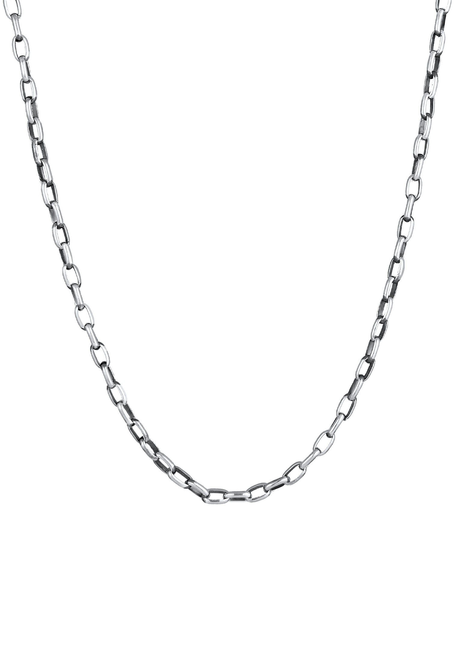 Kuzzoi Silberkette »Halskette Herren Ankerkette Oval 925 Silber«
