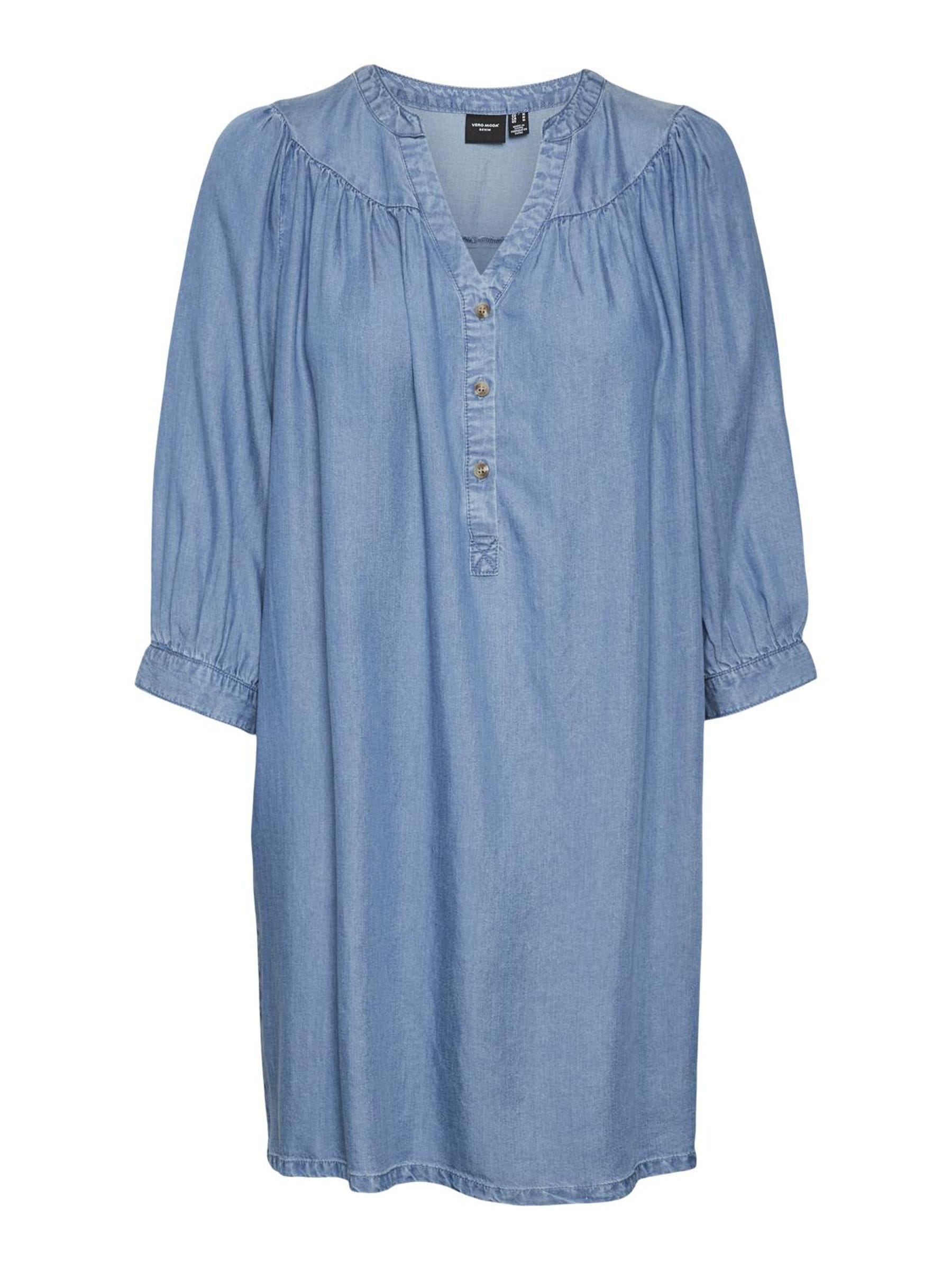 Vero Moda Minikleid »VMBREE 3/4 LOOSE TUNIC GA«, im Denim Look