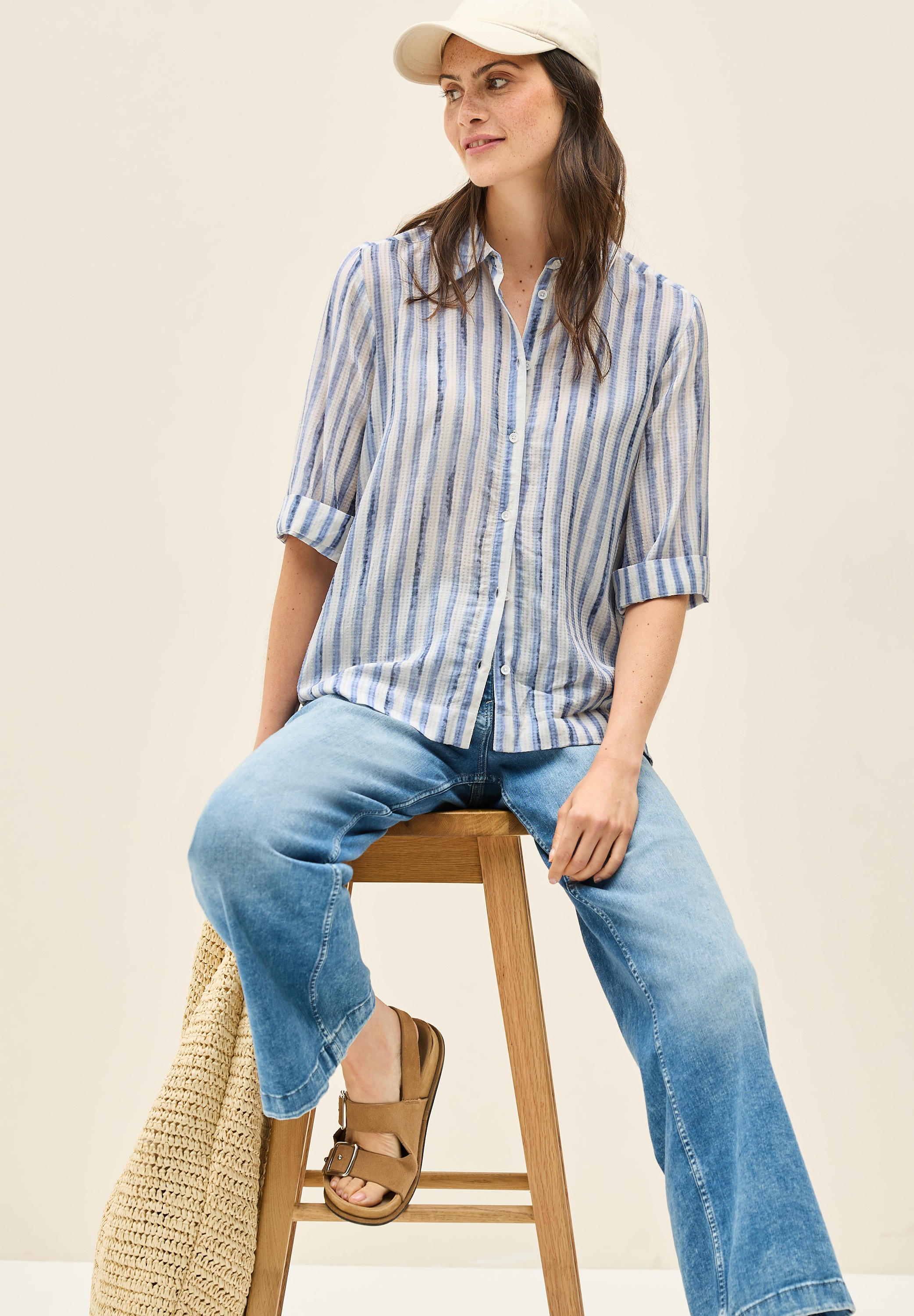 Cecil Hemdbluse im Streifen-Design
