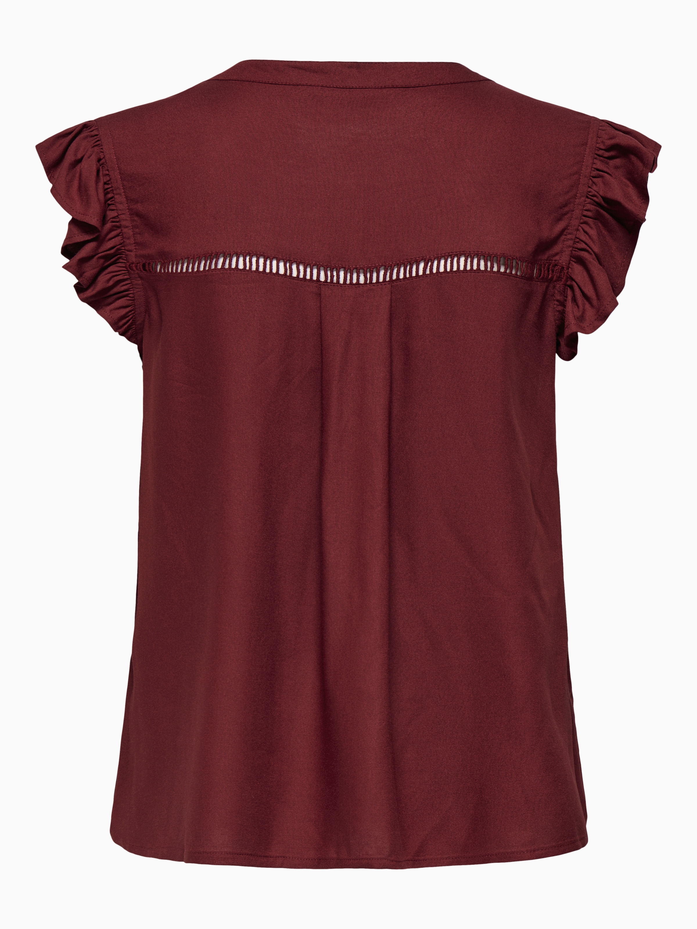 ONLY Kurzarmbluse »ONLROSELLA LIFE CAPSLEEVE SHIRT WVN NOOS« Viskose, regular fit