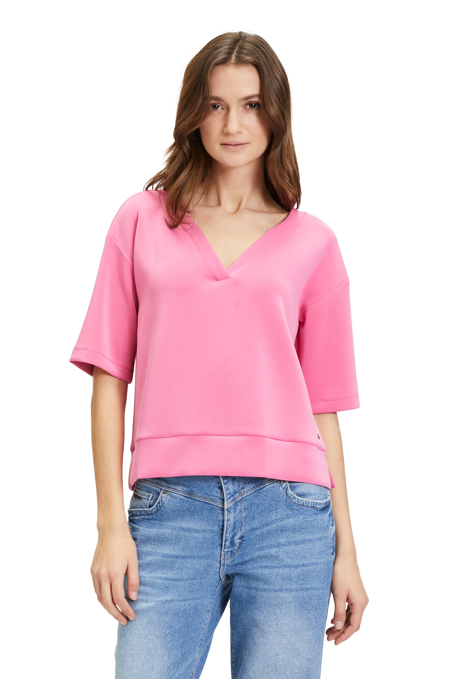 Betty&Co Sweatshirt »Sweatpullover kurzarm«