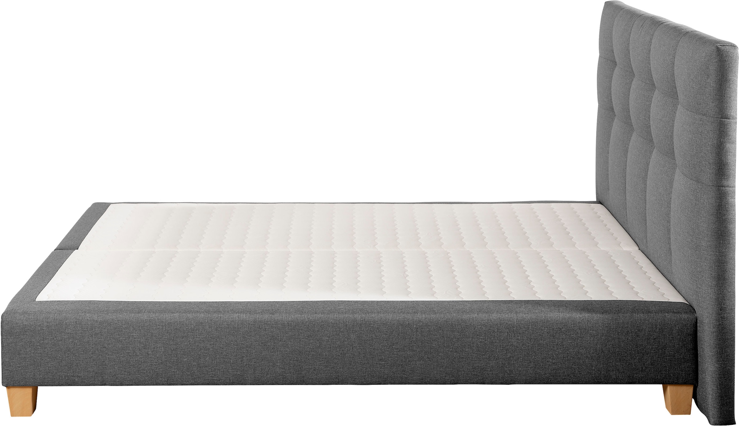 Home affaire Boxspringbett »Moulay«, inkl. Topper, in Überlänge 220 cm, 3 Härtegrade, auch in H4
