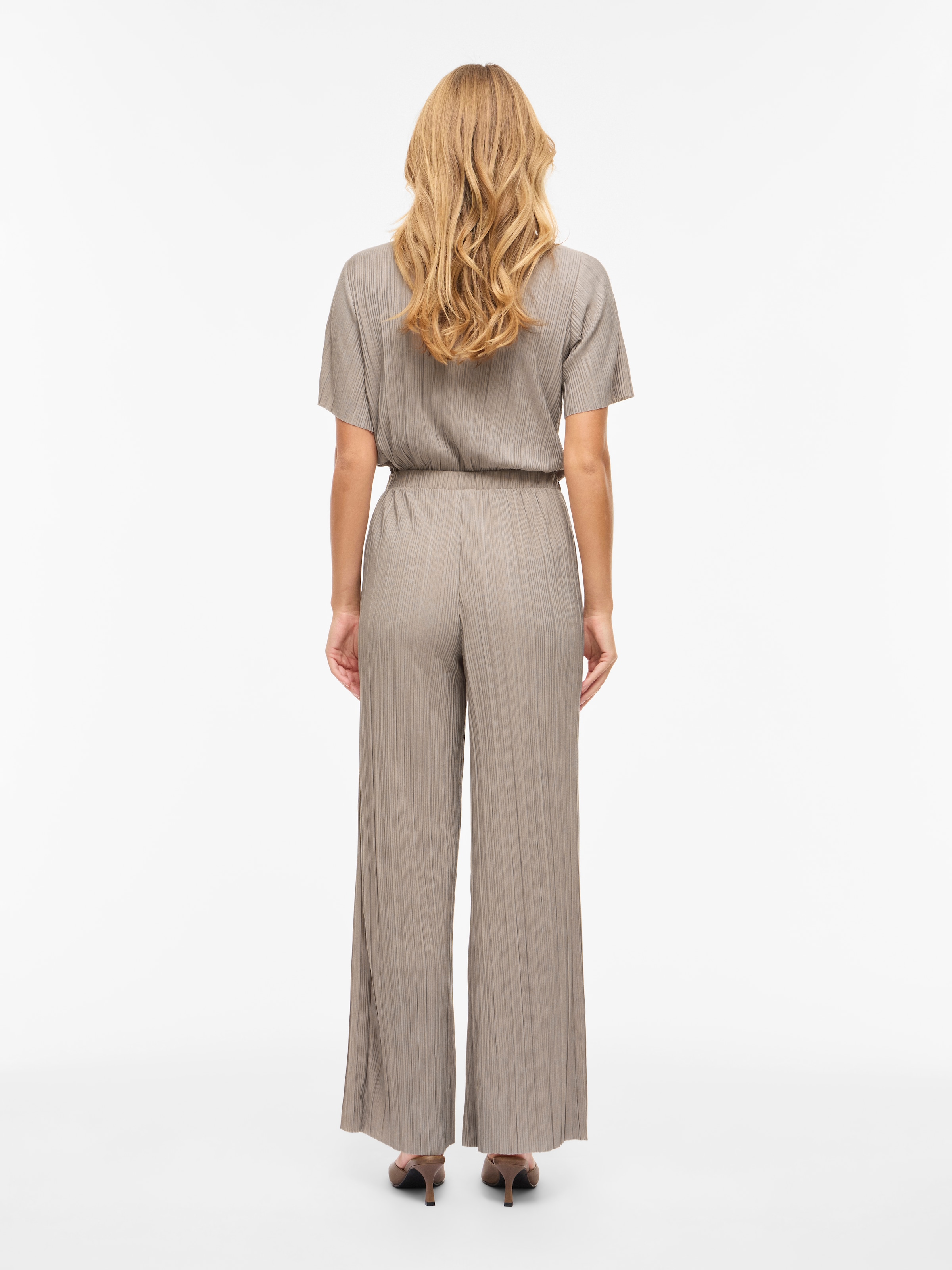 Vila Schlupfhose »VIPLISA HW LOOSE PANTS - NOOS«  Sommerhose, plissierte Optik
