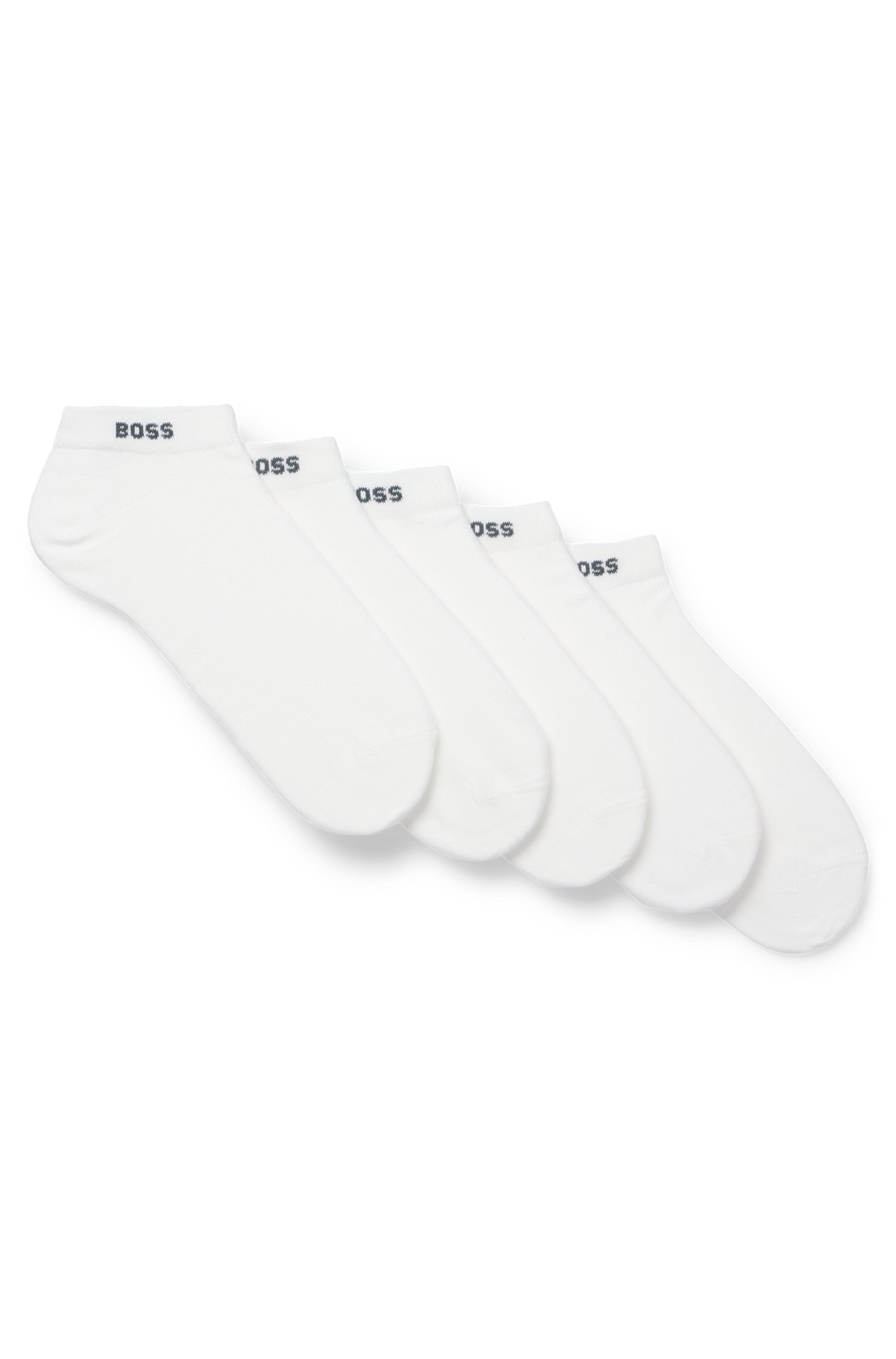 BOSS Sneakersocken »5P AS Uni CC«, (Packung, 5 Paar), mit BOSS Label