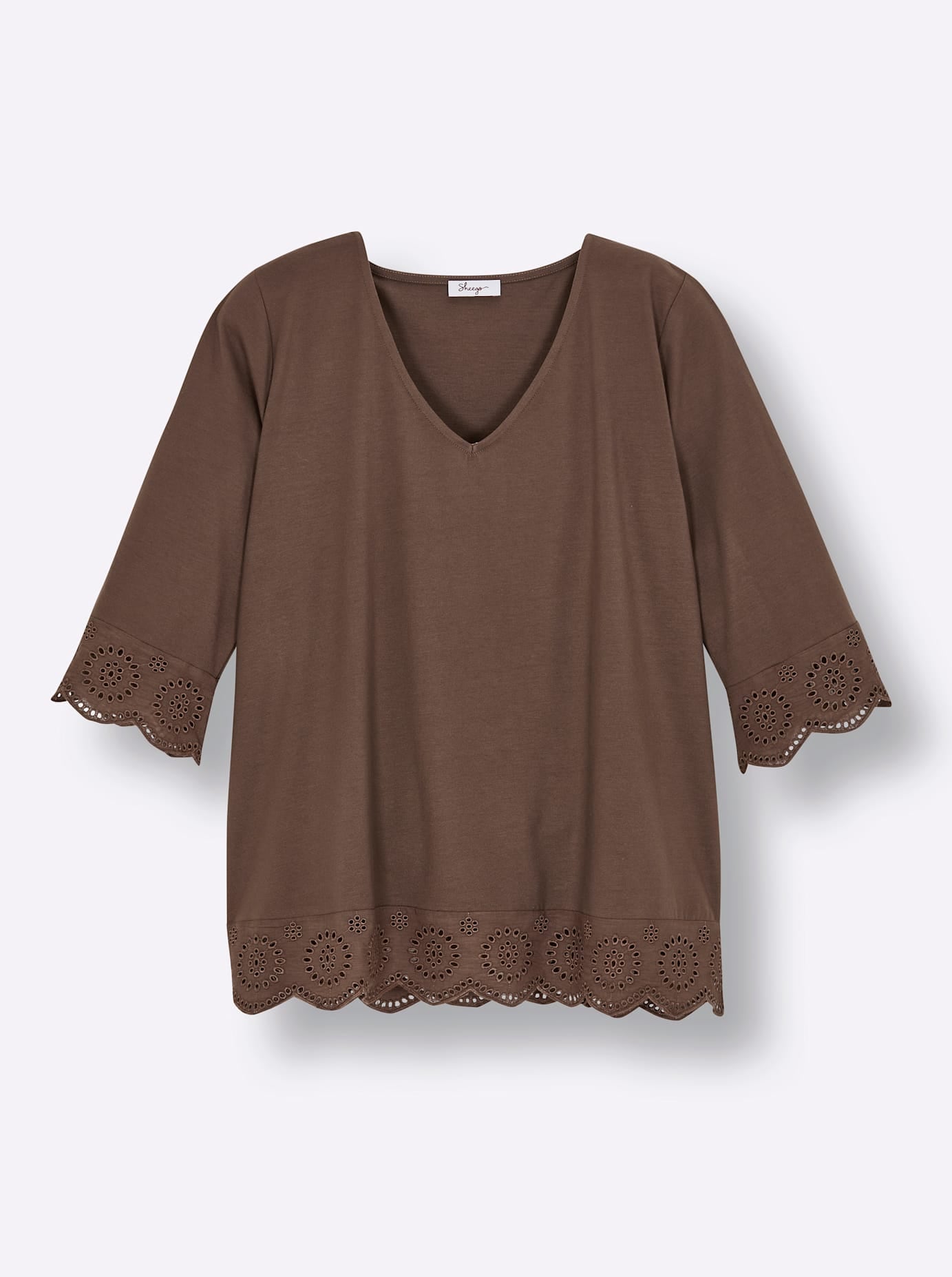 Sheego 3/4-Arm-Shirt »3/4-Arm-Shirt« 1