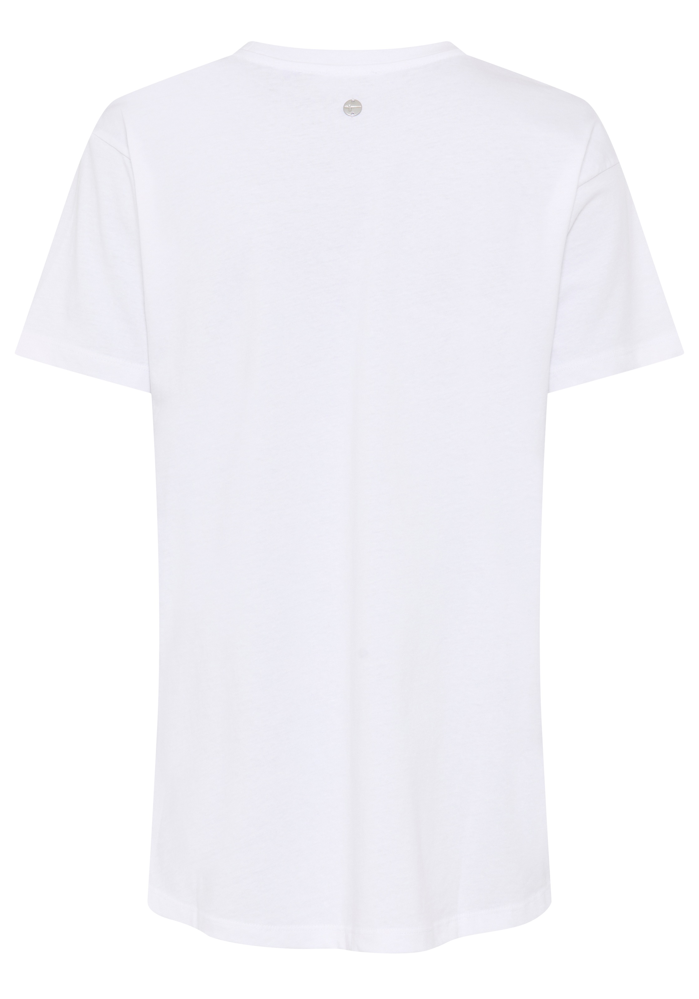 Tamaris Oversize-Shirt in Longform mit abgerundetem Saum