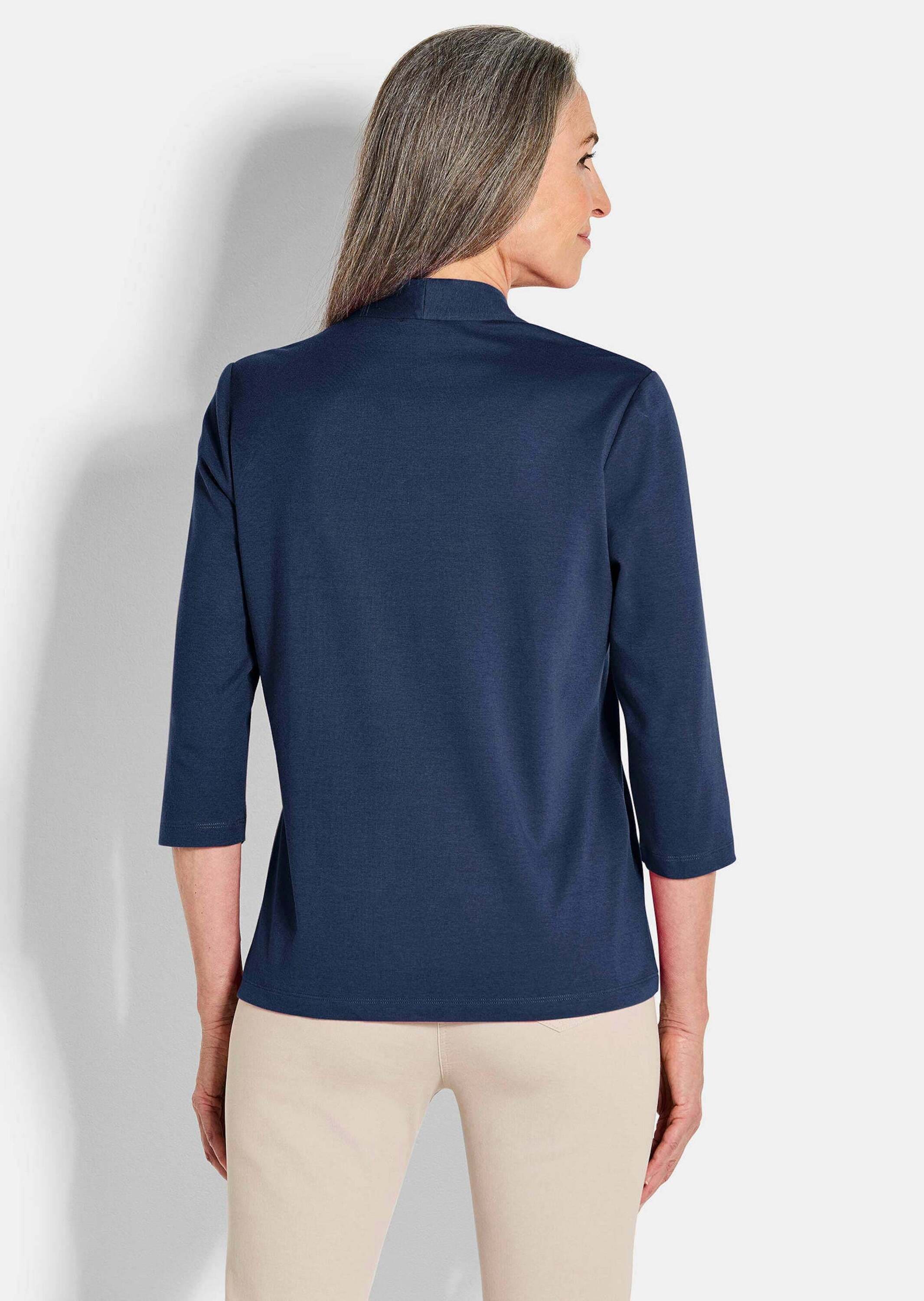 GOLDNER Kurzarmshirt »Basic-Shirt aus Interlock-Jersey«