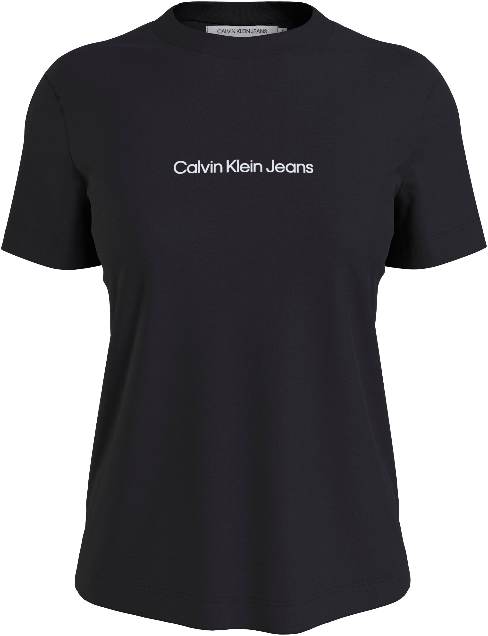 Calvin Klein Jeans T-Shirt STRAIGHT OTTO »INSTITUTIONAL im Markenlabel mit Shop Online TEE«