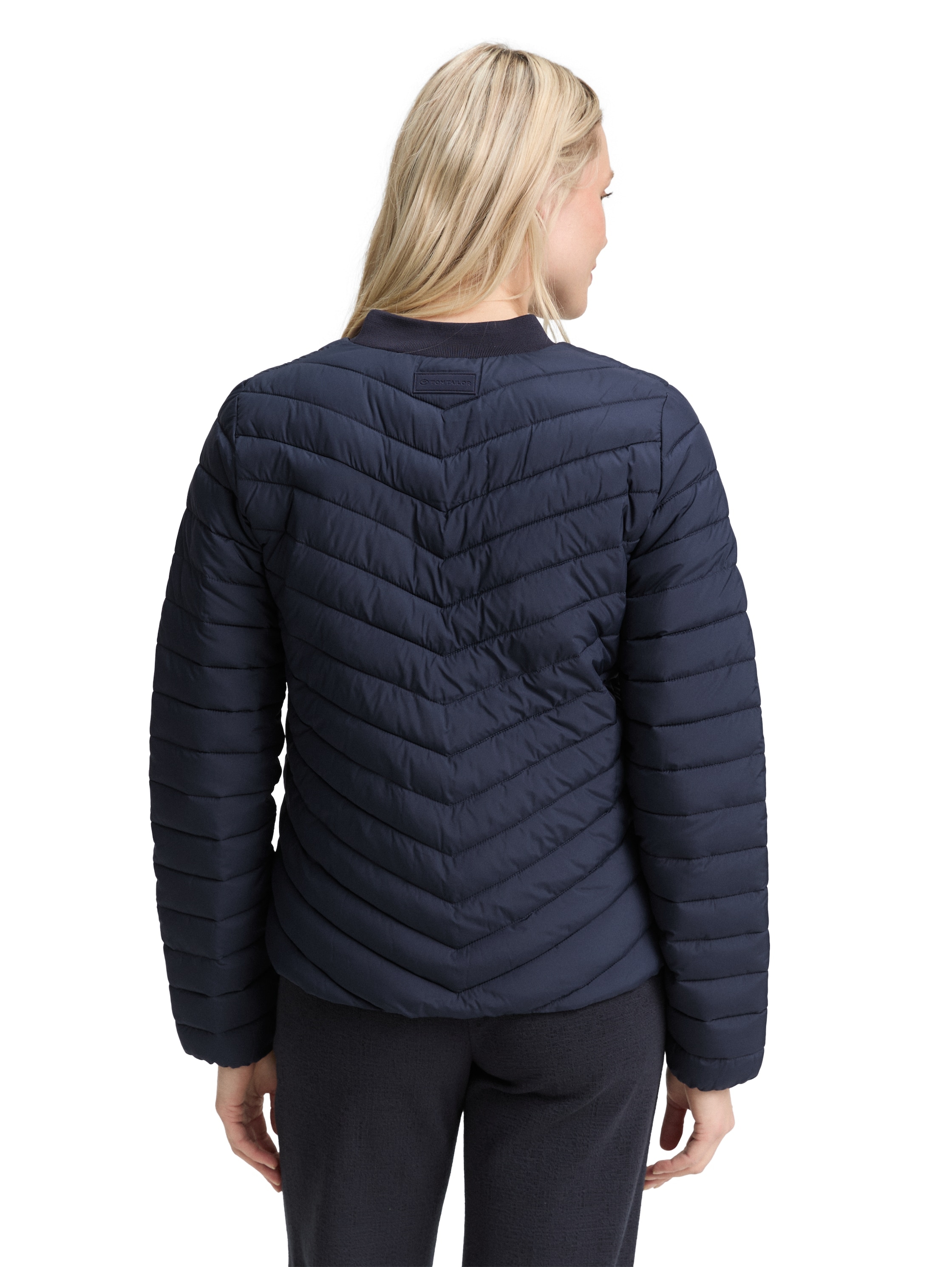 TOM TAILOR Steppjacke, ohne Kapuze, mit Taschen