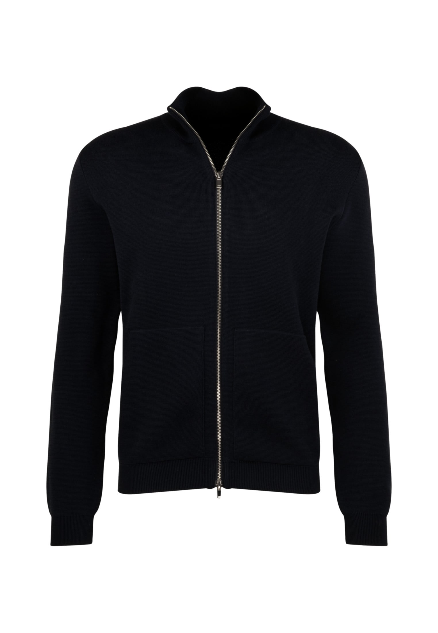 seidensticker Strickjacke »Schwarze Rose«, Langarm Stehkragen Uni
