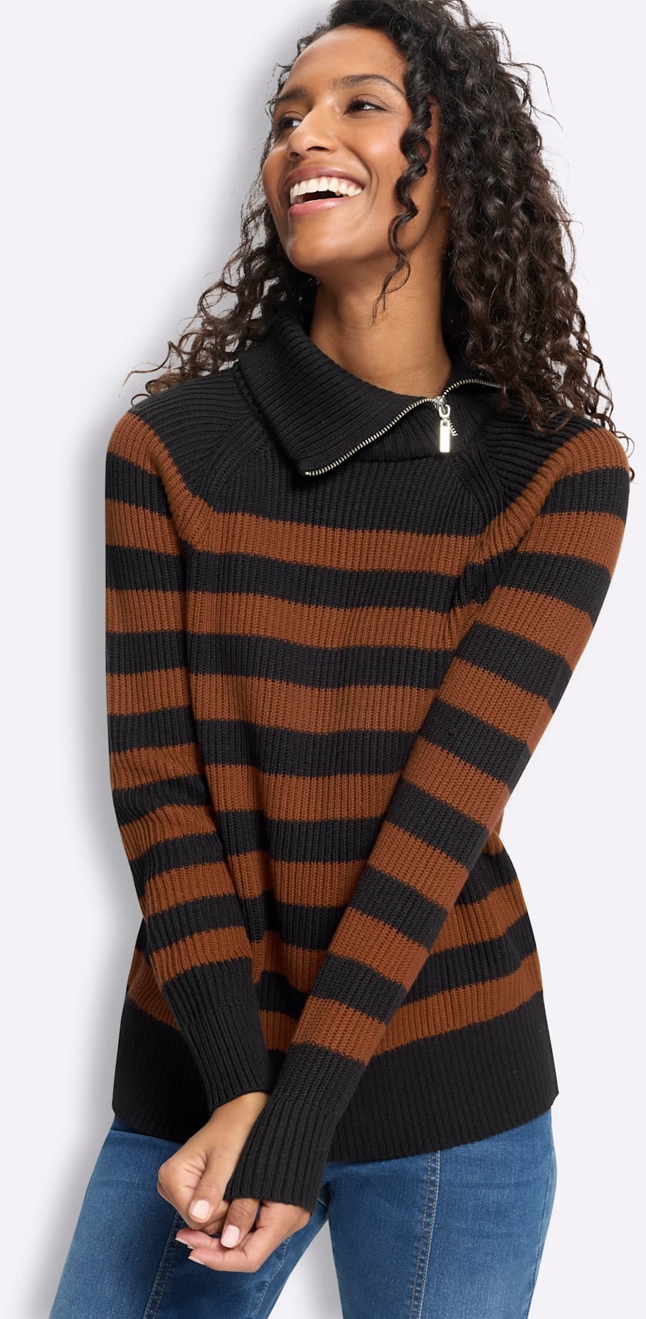 heine Strickpullover »Ringel-Pullover«