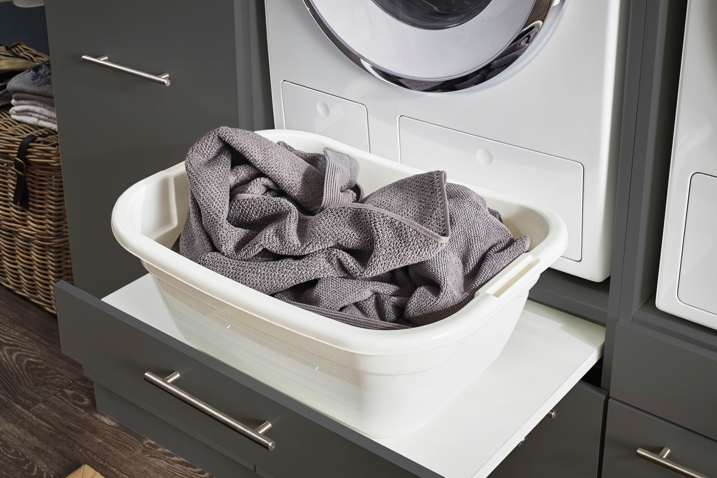 Laundreezy Mehrzweckschrank-Set »Laundreezy, 3-tlg. Mehrzweckschrank-Set B/H/T 150/162/68 cm« 3 Stk. tlg.