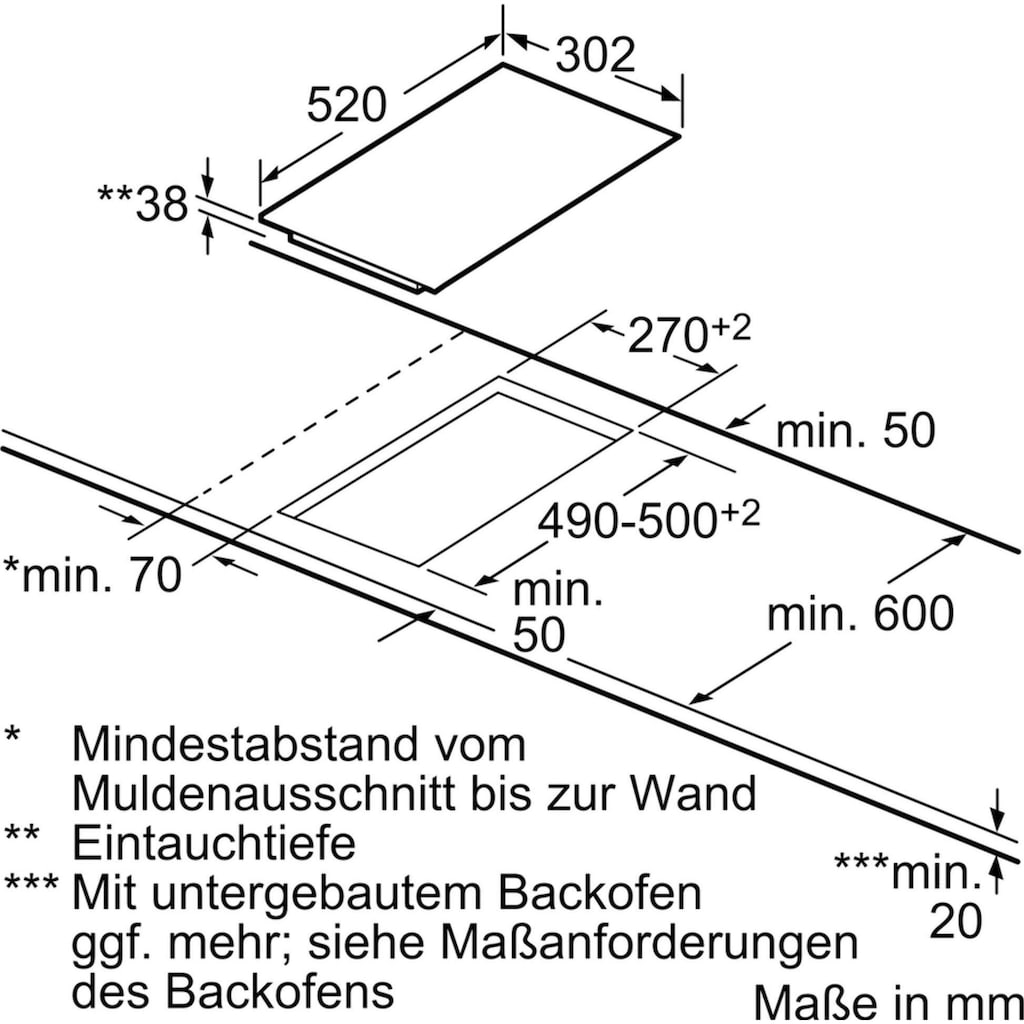 SIEMENS Elektro-Kochfeld von SCHOTT CERAN® »ET375FFP1E«, ET375FFP1E