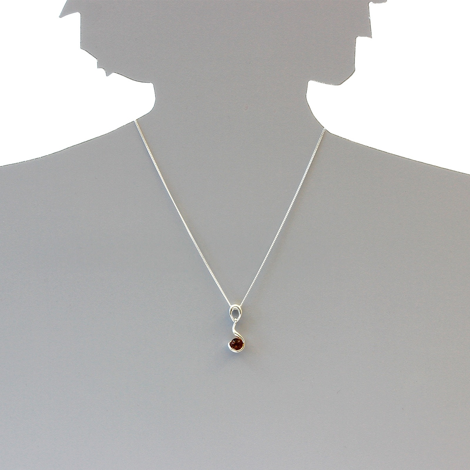 OSTSEE-SCHMUCK Kettenanhänger »- Manja - Silber 925/000 - Bernstein«