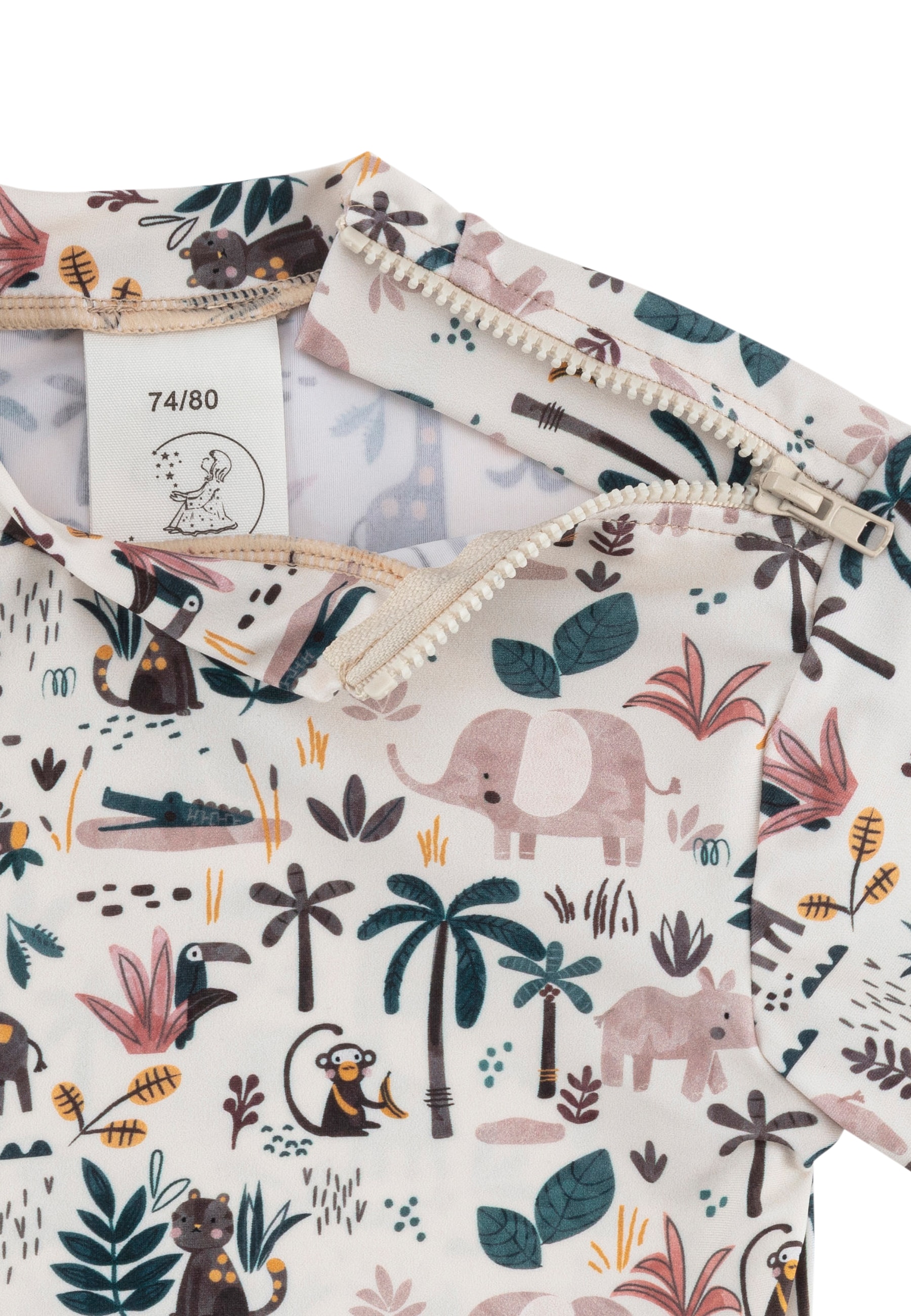 Sterntaler® Schwimmanzug »Badeshirt kurzarm Safari«
