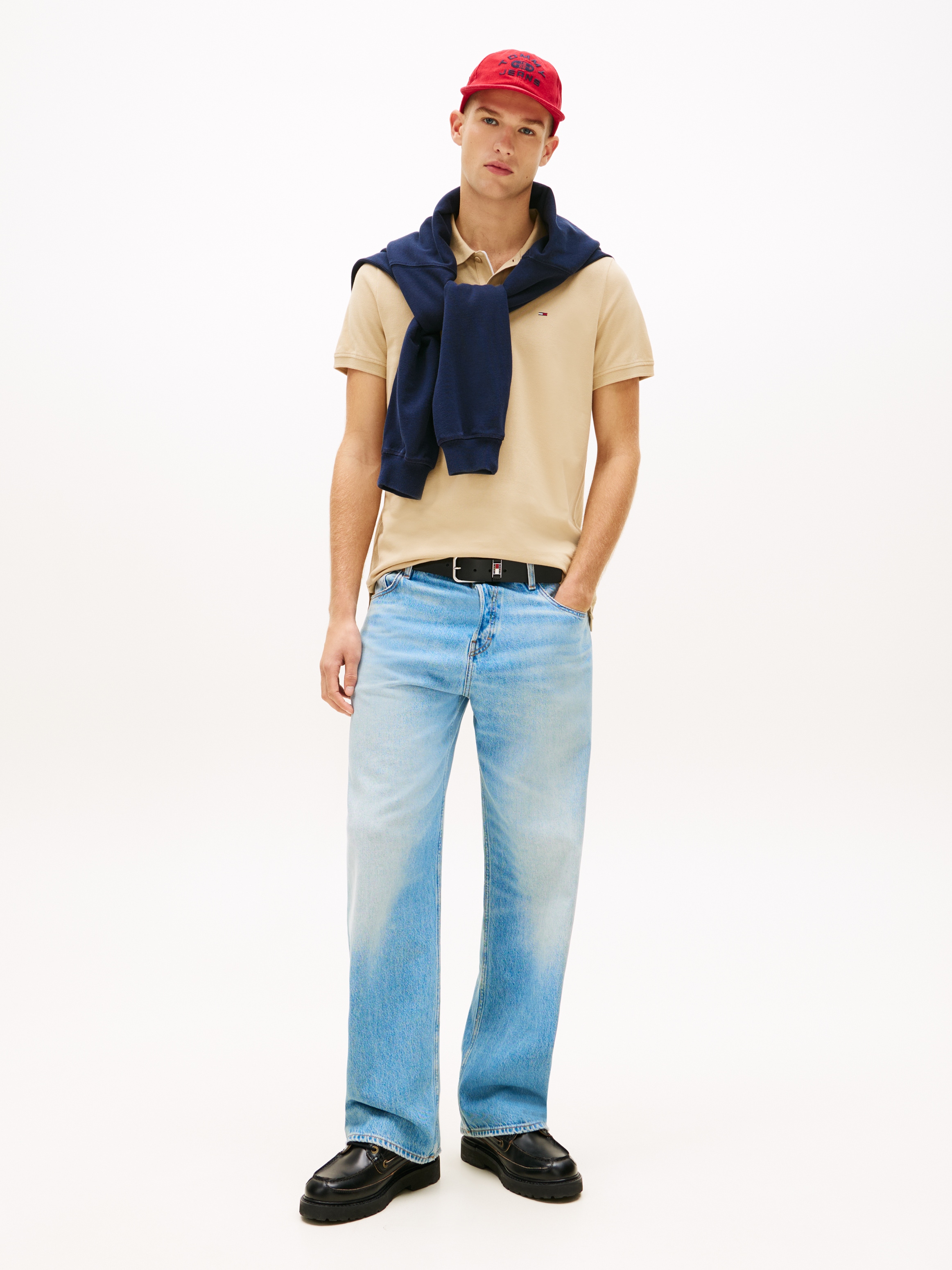 Tommy Jeans Poloshirt »TJM SLIM PLACKET POLO EXT«