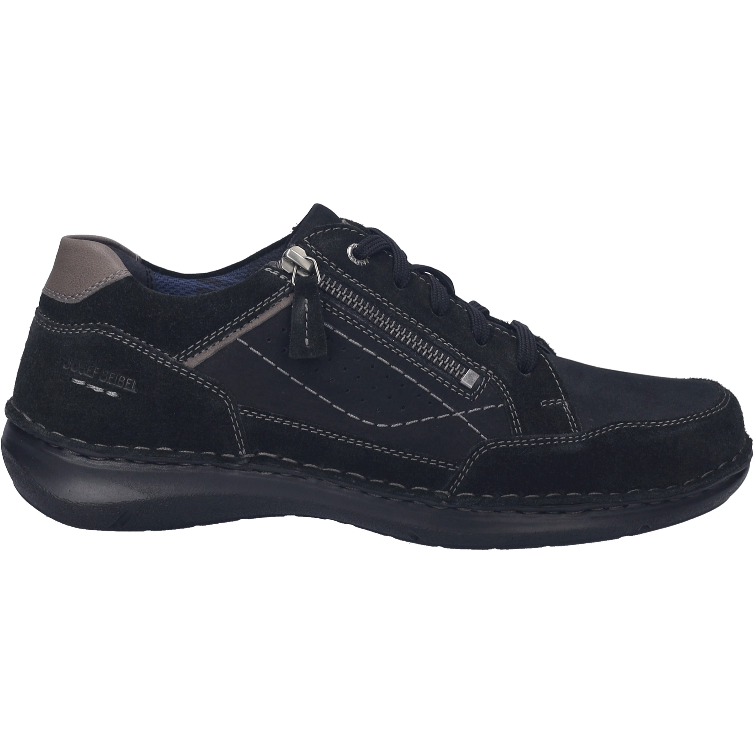 Josef Seibel Schnürschuh »New Anvers 11, schwarz-kombi«