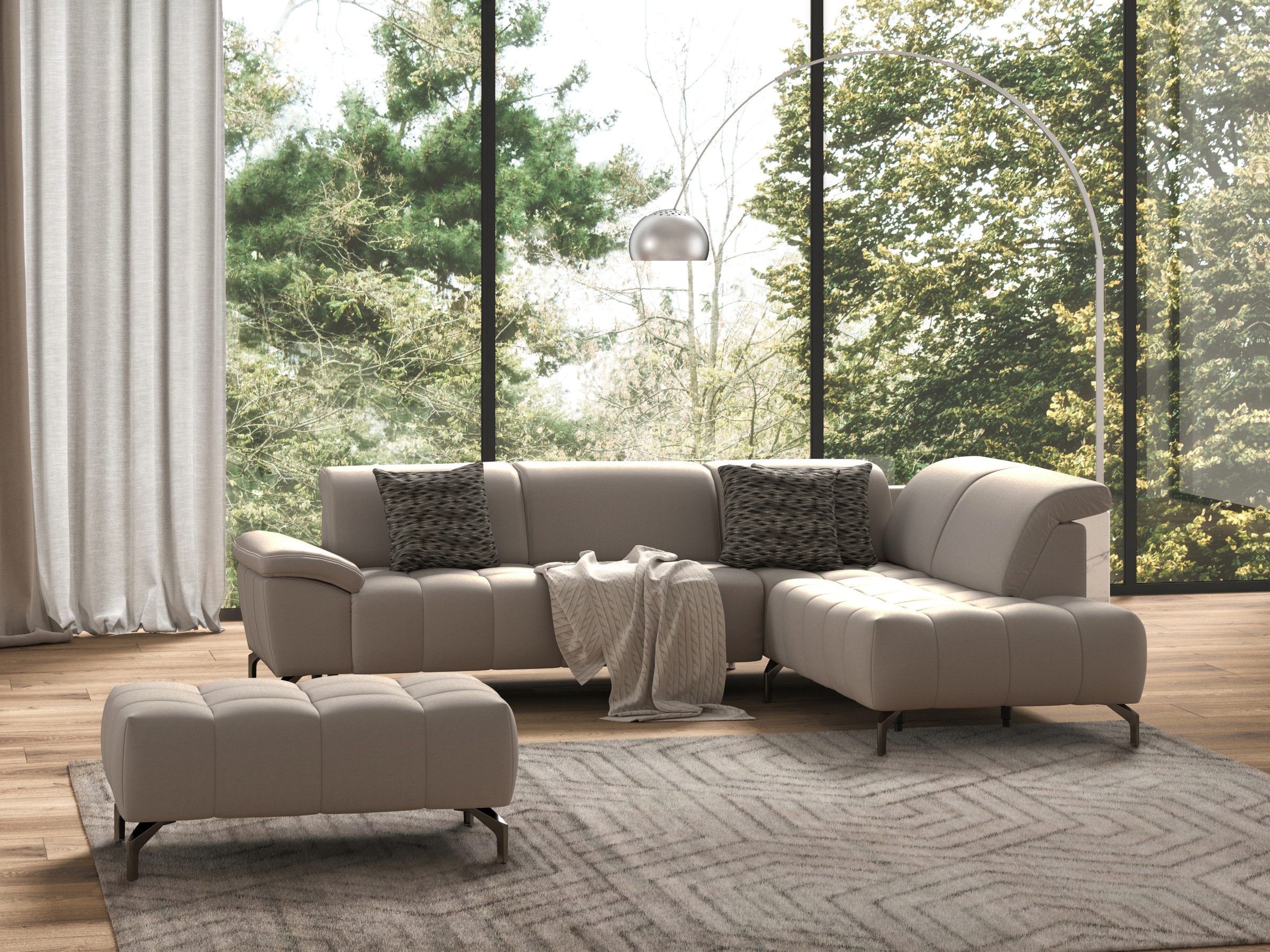 sit&more Hocker »Cool«, mit schwarzen Füßen