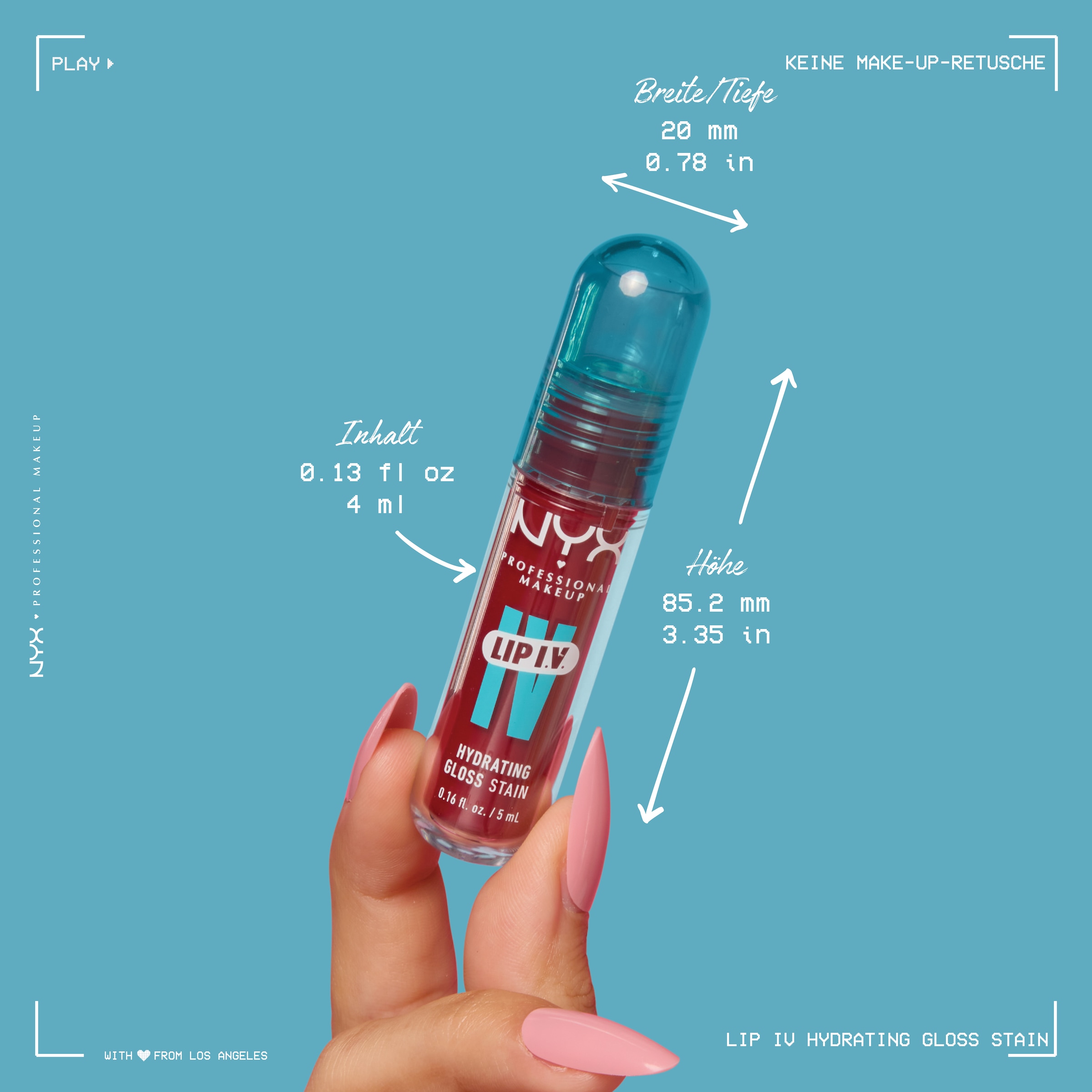 NYX Lipgloss »NYX Professional Makeup Lip IV Gloss Serum Lipgloss«