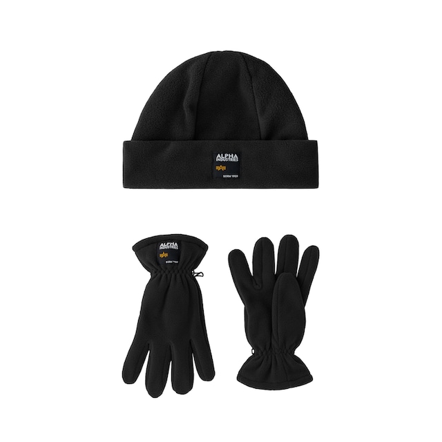 shoppen Industries bei & »Alpha Gloves online Skimütze Scarves OTTO Industries Alpha Accessoires Fleece - Label Set«