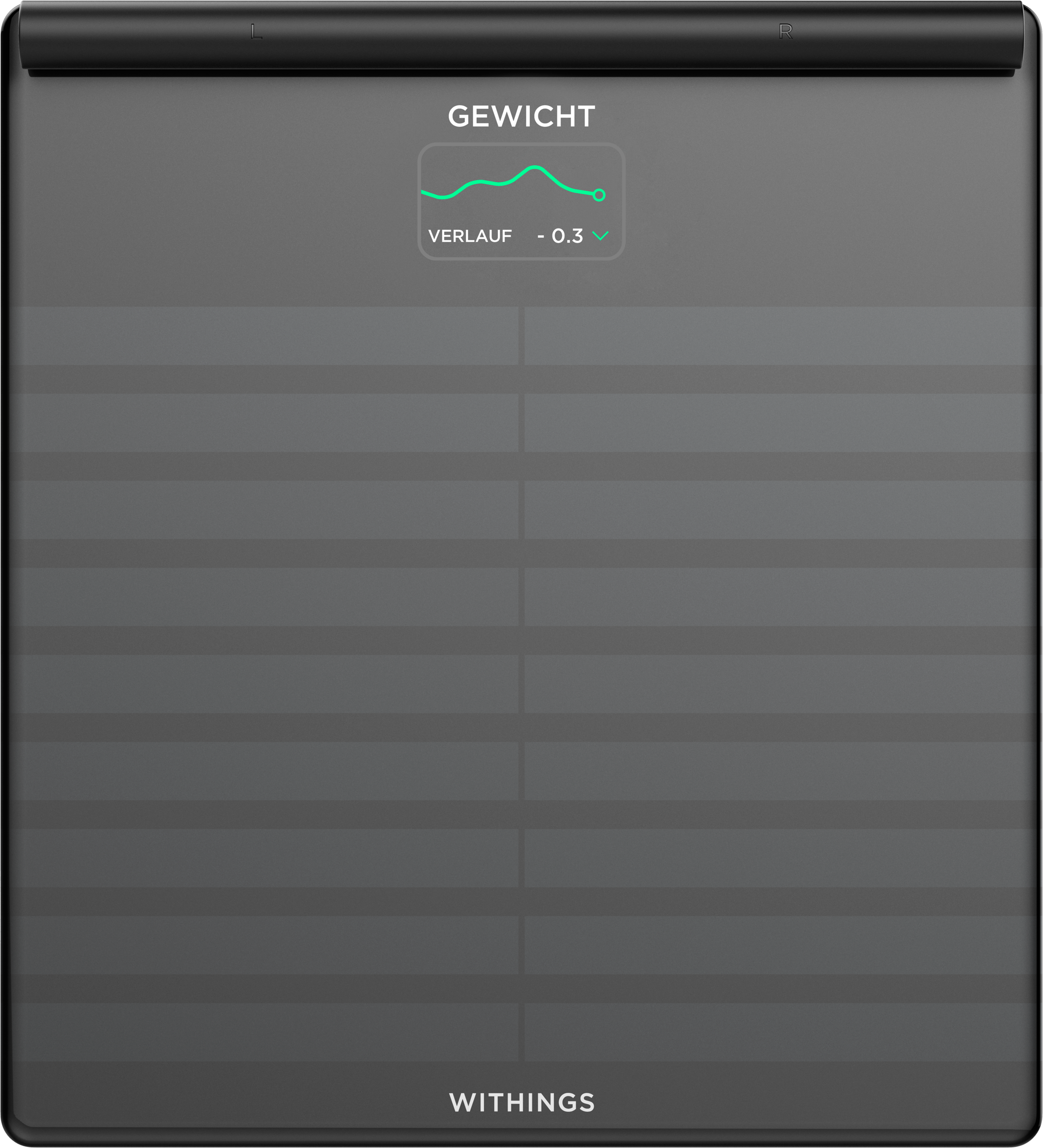 Withings Personenwaage »Body Scan«, mit integriertem 6-Kanal-Elektrokardiogramm (EKG)