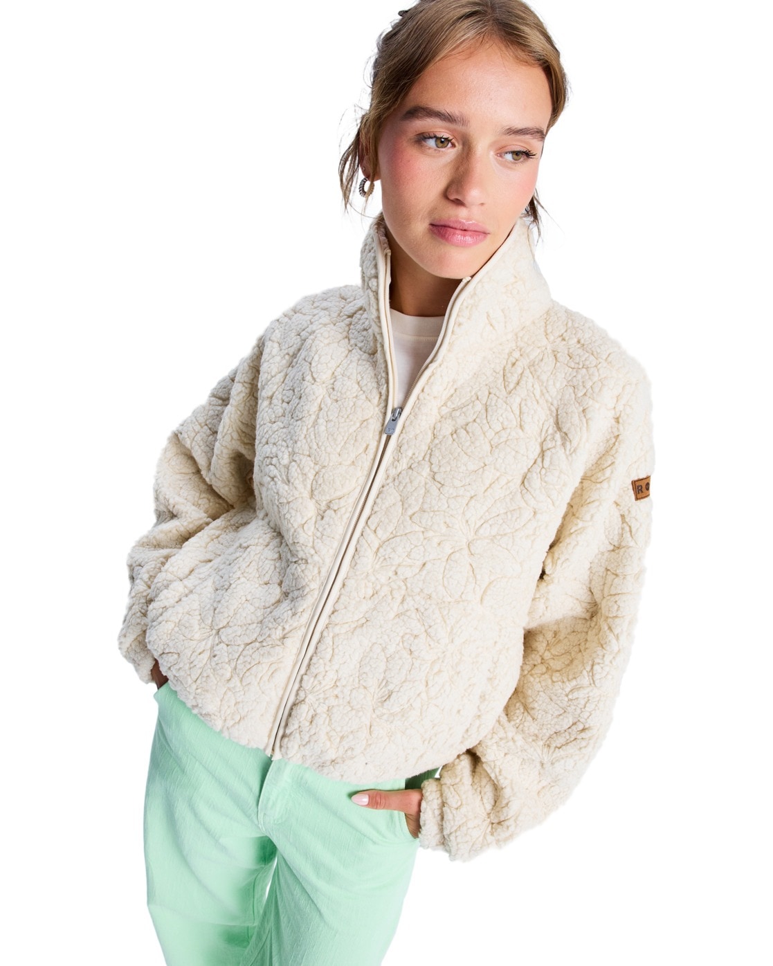 Roxy Fleecepullover »Blurry Cloud«
