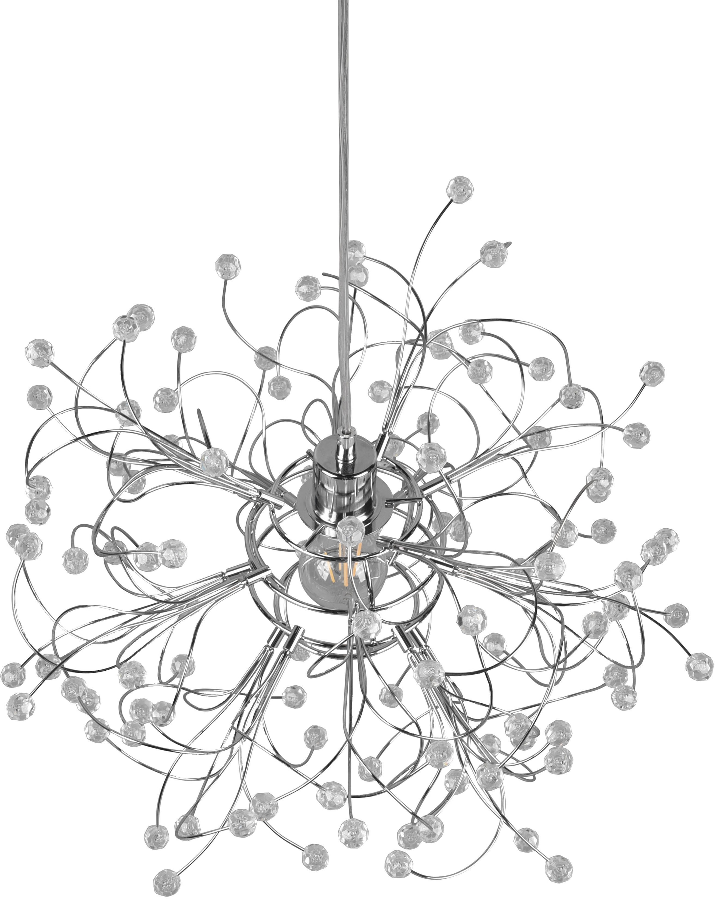 REALITY Leuchten Pendelleuchte »Gloria« E27 1 Stk. warmweiß - kaltweiß Hängelampe höhenverstellbar max 150cm, exkl 1xE27 max 40W, Ø 52cm