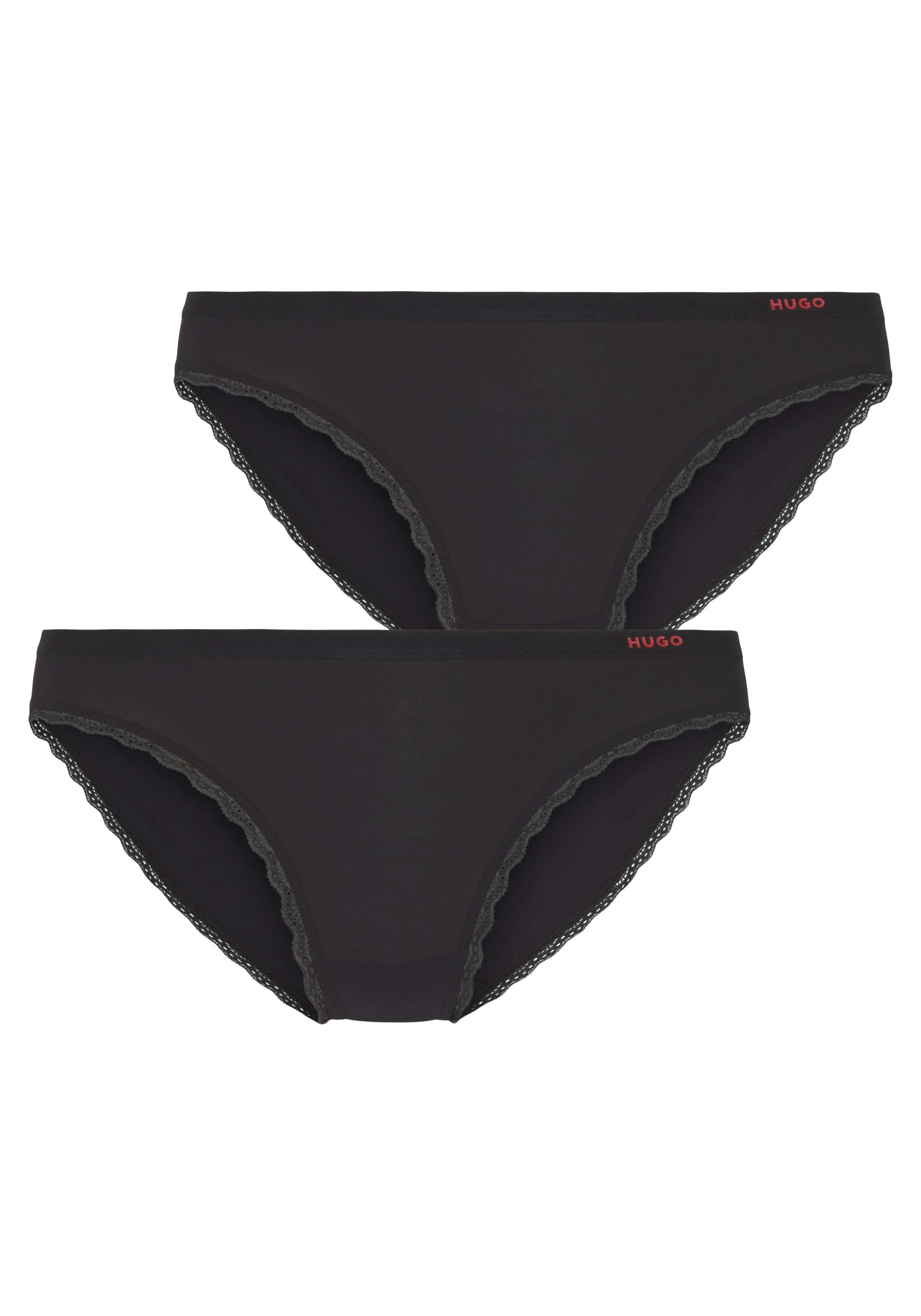 HUGO Underwear Slip »TRIPLET BRIEF MICRO«, (Packung), mit Spitzenkante