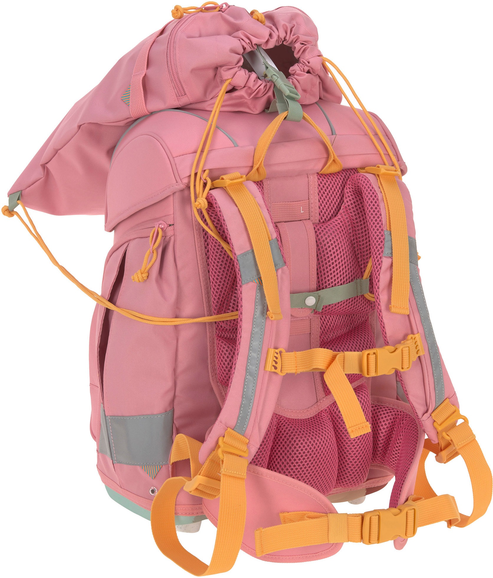 LÄSSIG Schulranzen »Unique, Boxy, Pink«, Reflektoren, PETA-approved vegan; aus recycelten PET-Flaschen