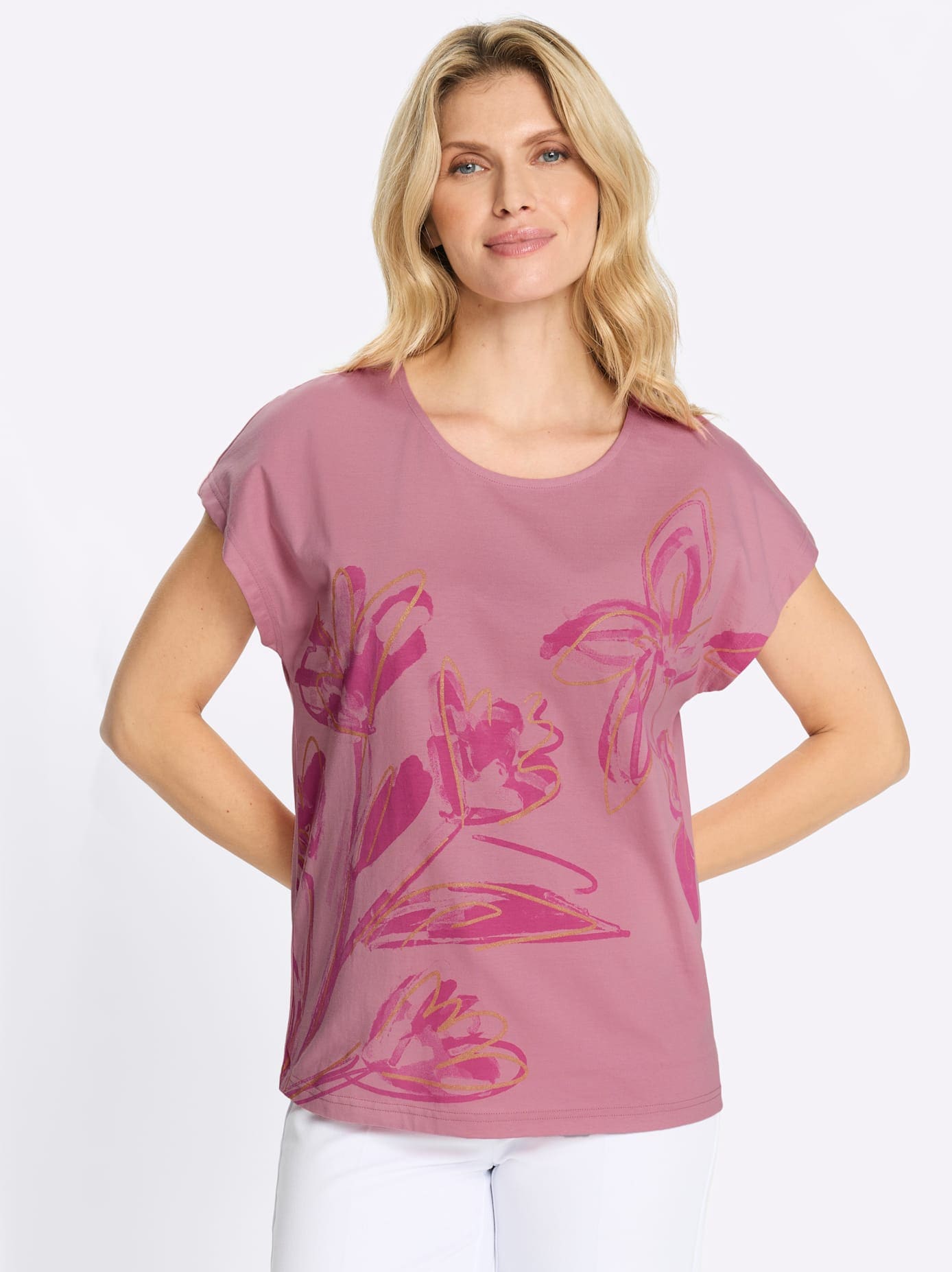 Classic Basics Rundhalsshirt »Rundhals-Shirt« 1 tlg.