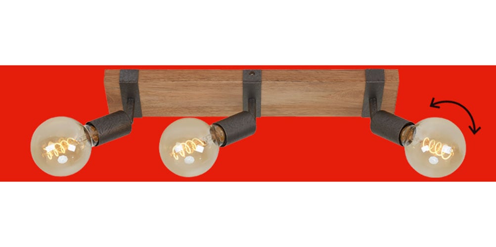 LED Deckenspot »WOOD BASIC«