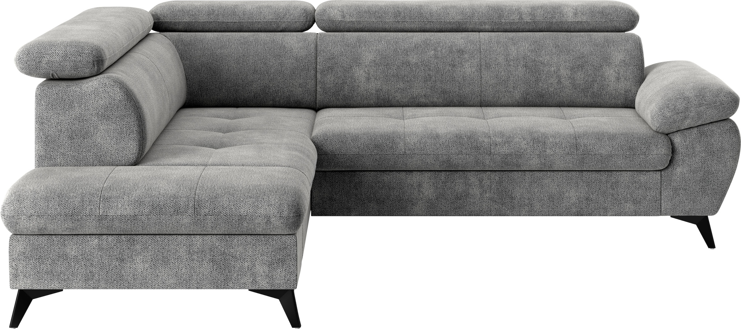 COTTA Ecksofa »Hudson L-Form«, mit Kopfteilverstellung, wahlweise mit Bettfunktion & Bettkasten