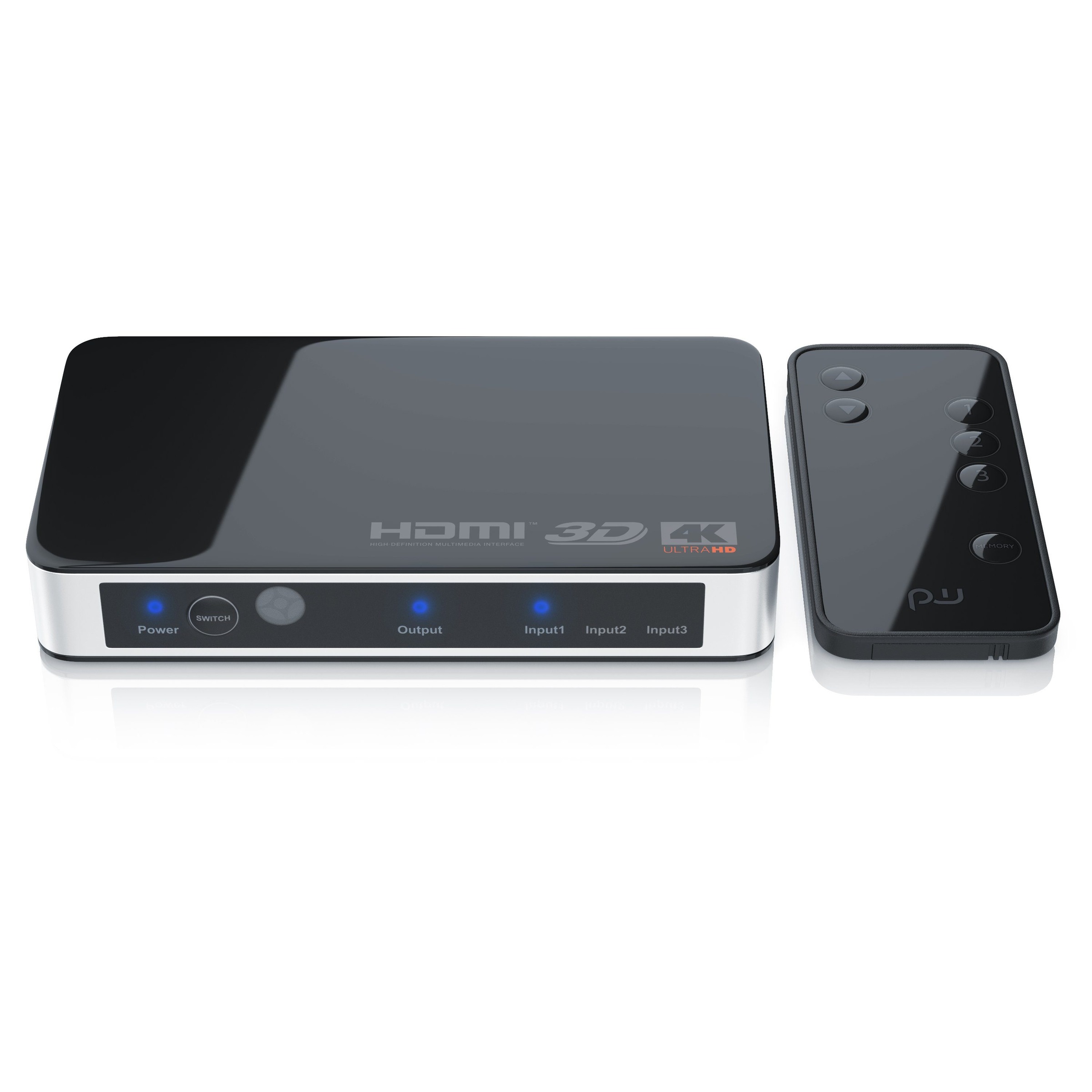 Primewire 3-Port HDMI UHD 4k 60Hz Umschalter inkl. Fernbedienung »1x HDMI OUT / 3x HDMI IN«