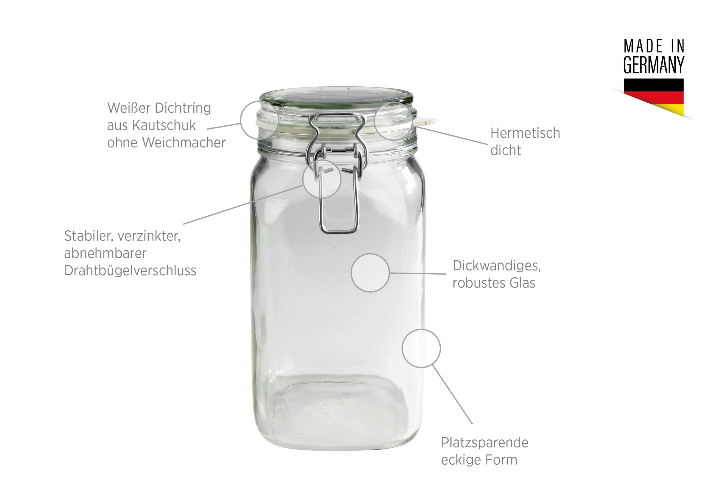 MÄSER Einmachglas »Gothika« 7 tlg.