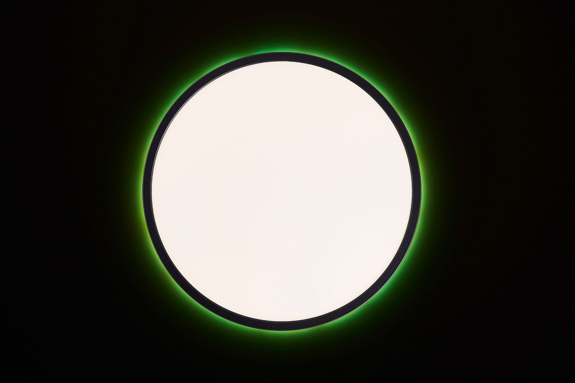 my home LED Deckenleuchte »Elliot«, Leuchtmittel LED-Board | LED fest integriert, Ø 42 cm, 2400 Lumen, 3000-6500 Kelvin, weiß/schwarz