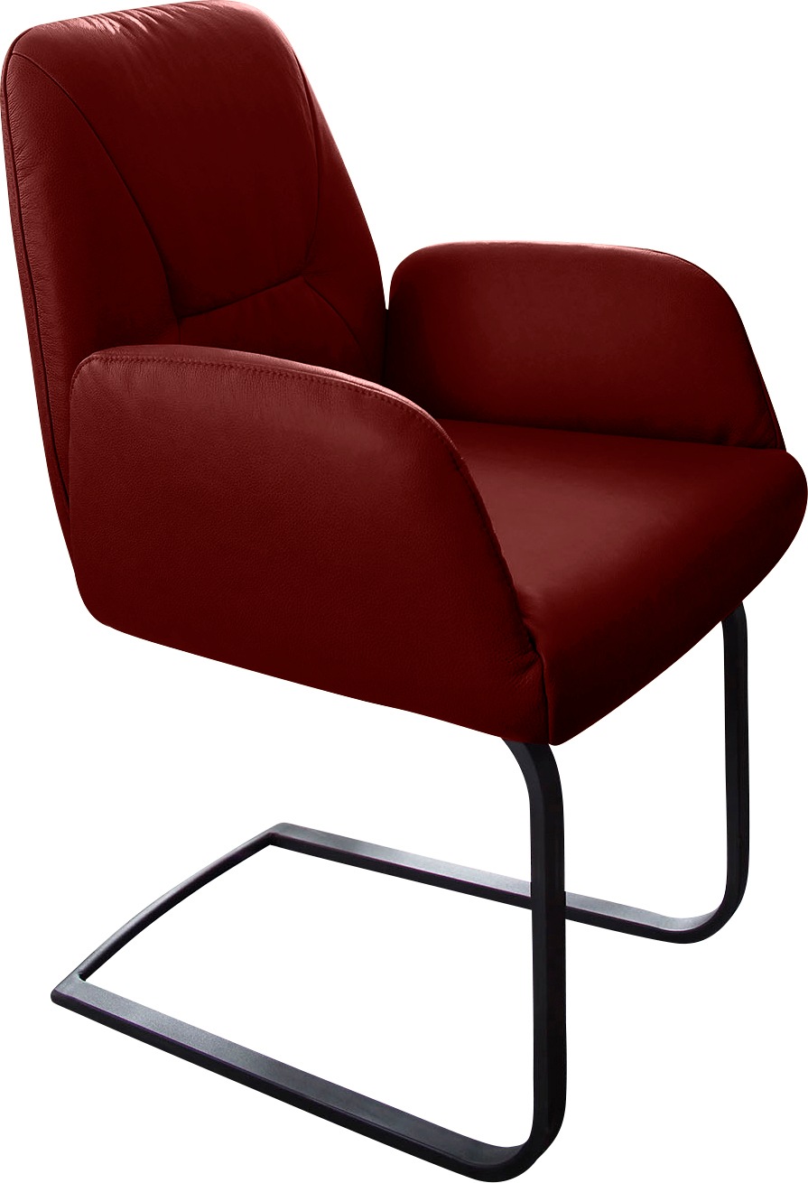 W.SCHILLIG Freischwinger »ole« (Set) 2 Stk.2er- oder 4er-Set, Gestell in Schwarz pulverbeschichtet