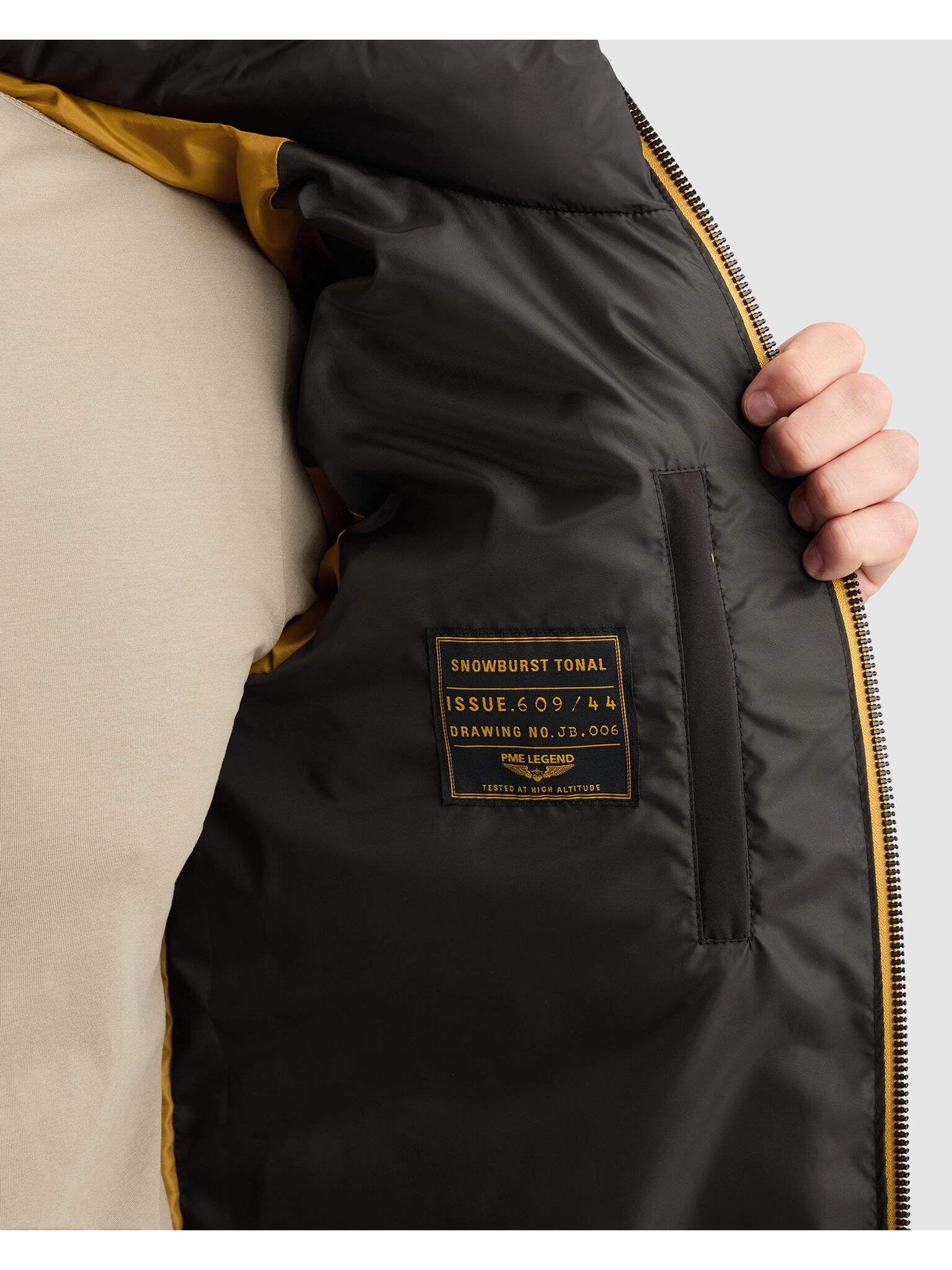PME LEGEND Winterjacke »AIRSHIP Mach6« mit Kapuze /Pufferjacke - winddicht, atmungsaktiv & wärmend