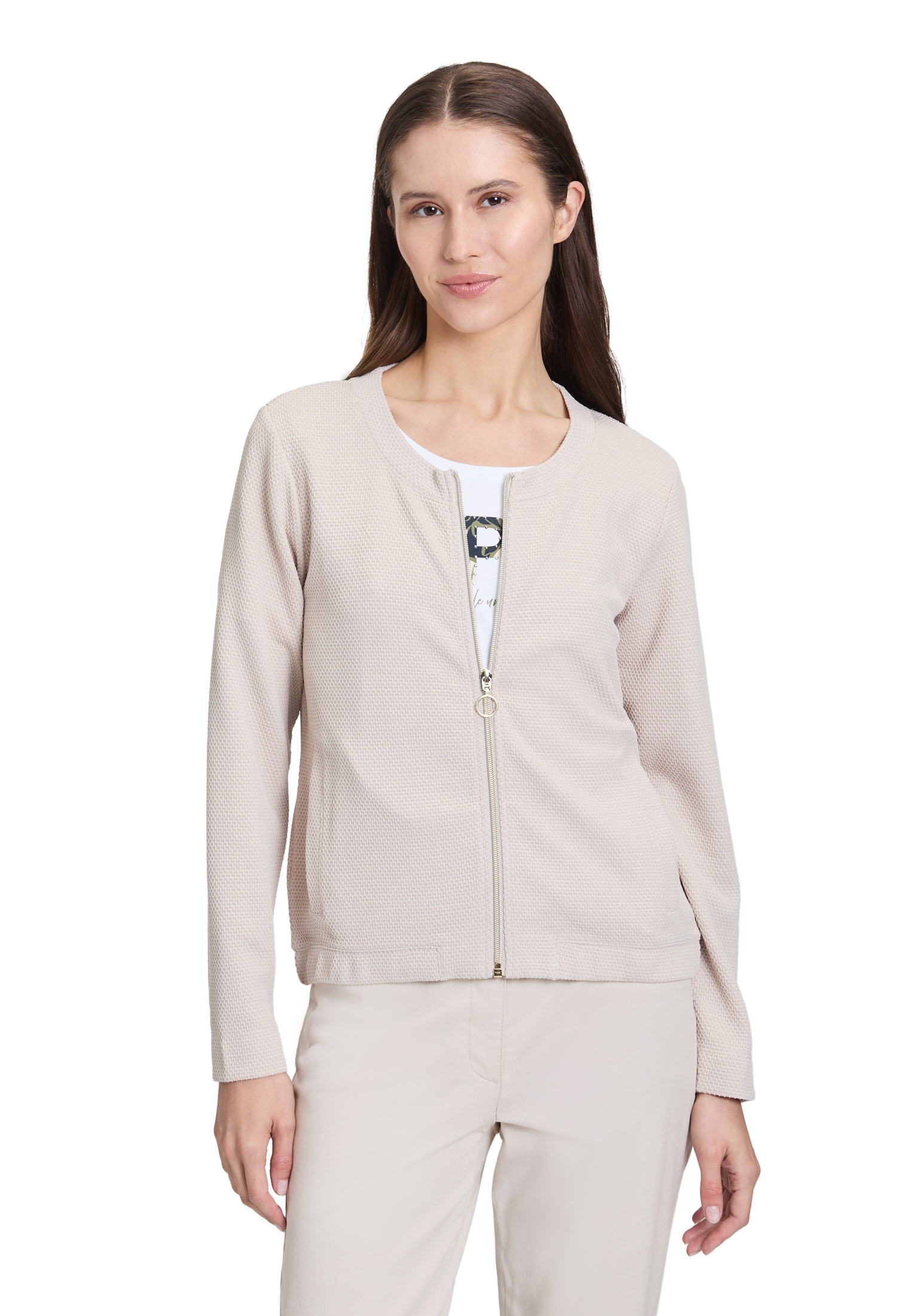 Betty Barclay Sweatshirt »Shirtjacke mit Struktur«