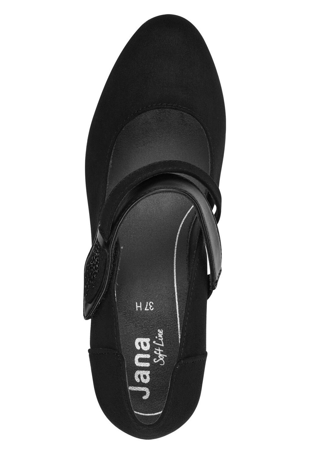 Jana Pumps »Pumps Spangenpumps mit Klettverschluss«