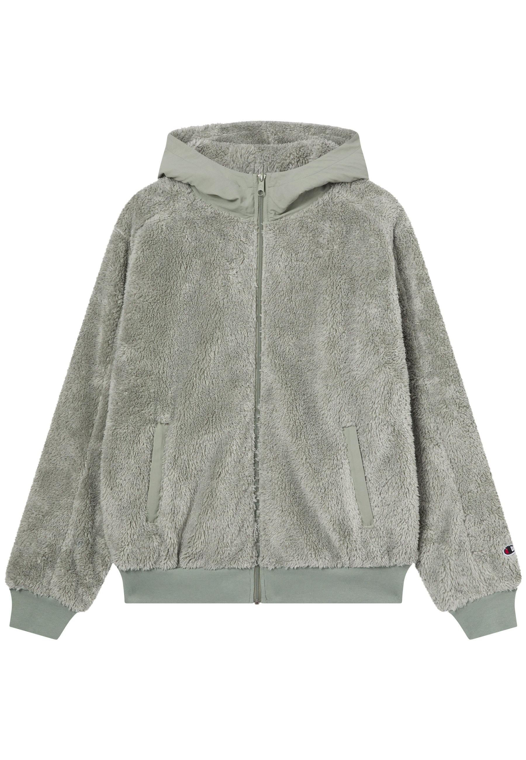 Champion Fleecejacke »Polar Full Zip Hoodie« 1 Stk. tlg. leichtes Gewicht, aus Polyester und Baumwolle, 1-teiliges Design