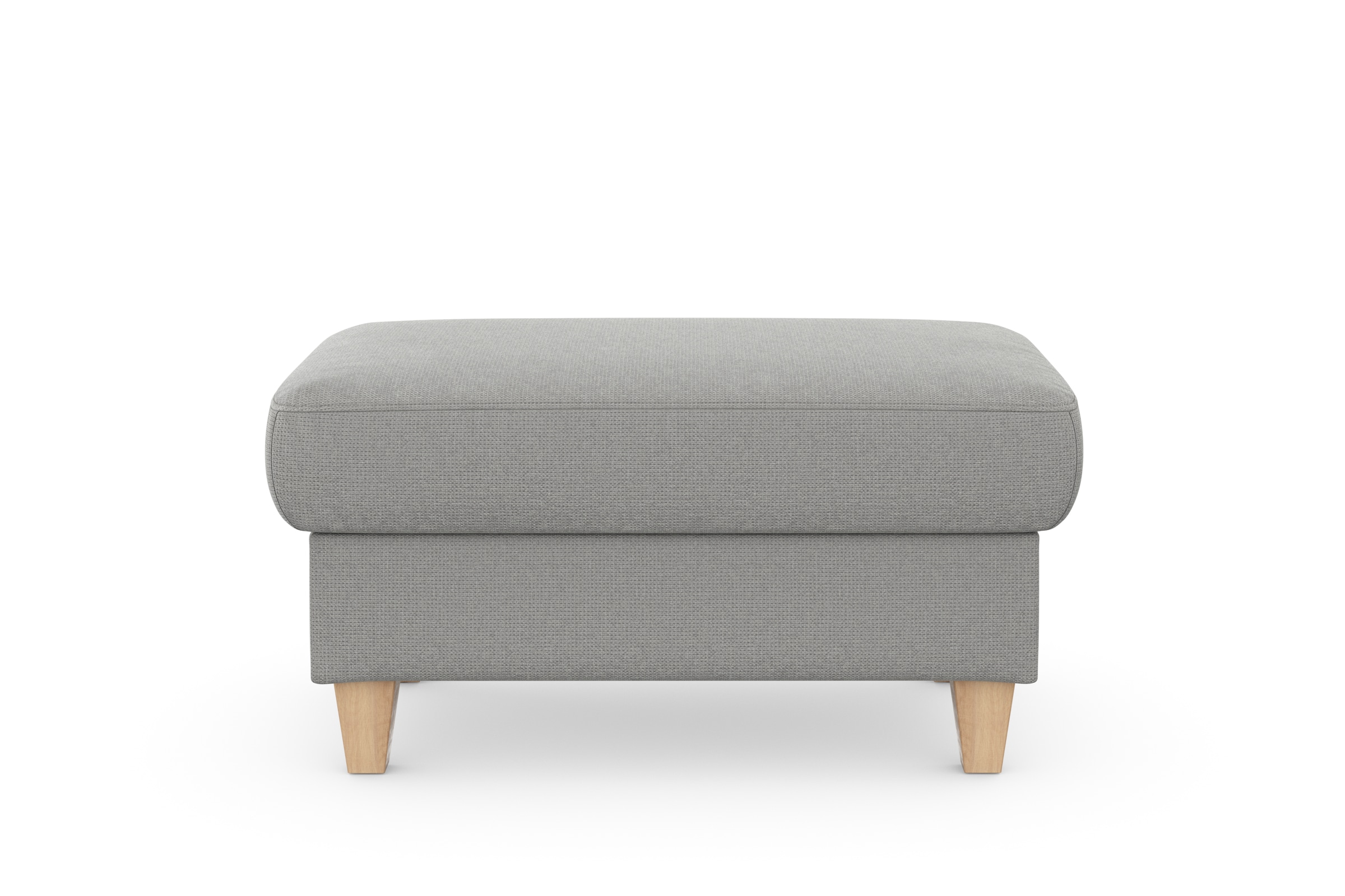 sit&more Stauraumhocker »Farö«, mit Stauraum und Federkern und naturfarbenen Füßen