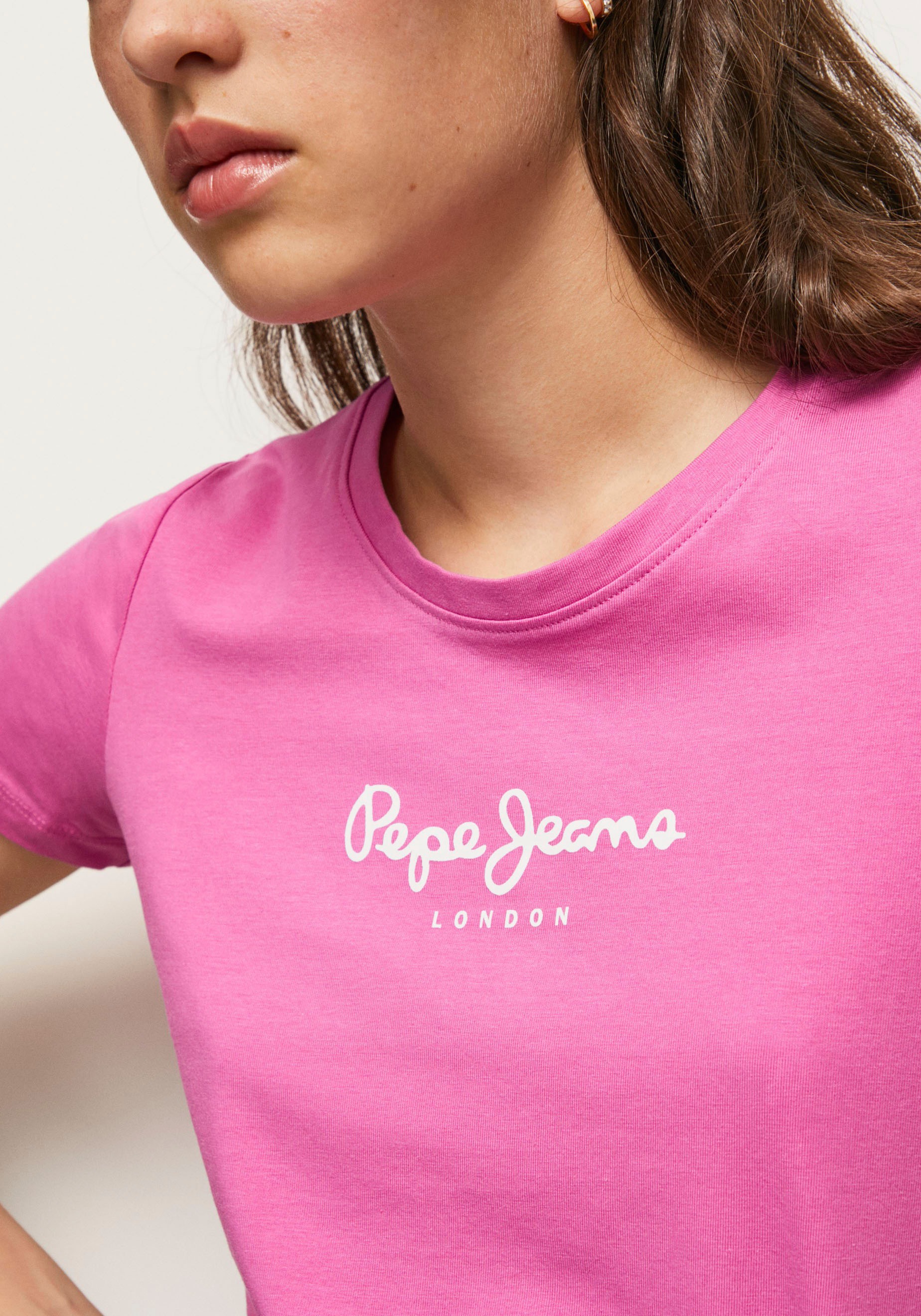 Pepe Jeans T-Shirt »NEW VIRGINIA«, mit Logo-Print kaufen online