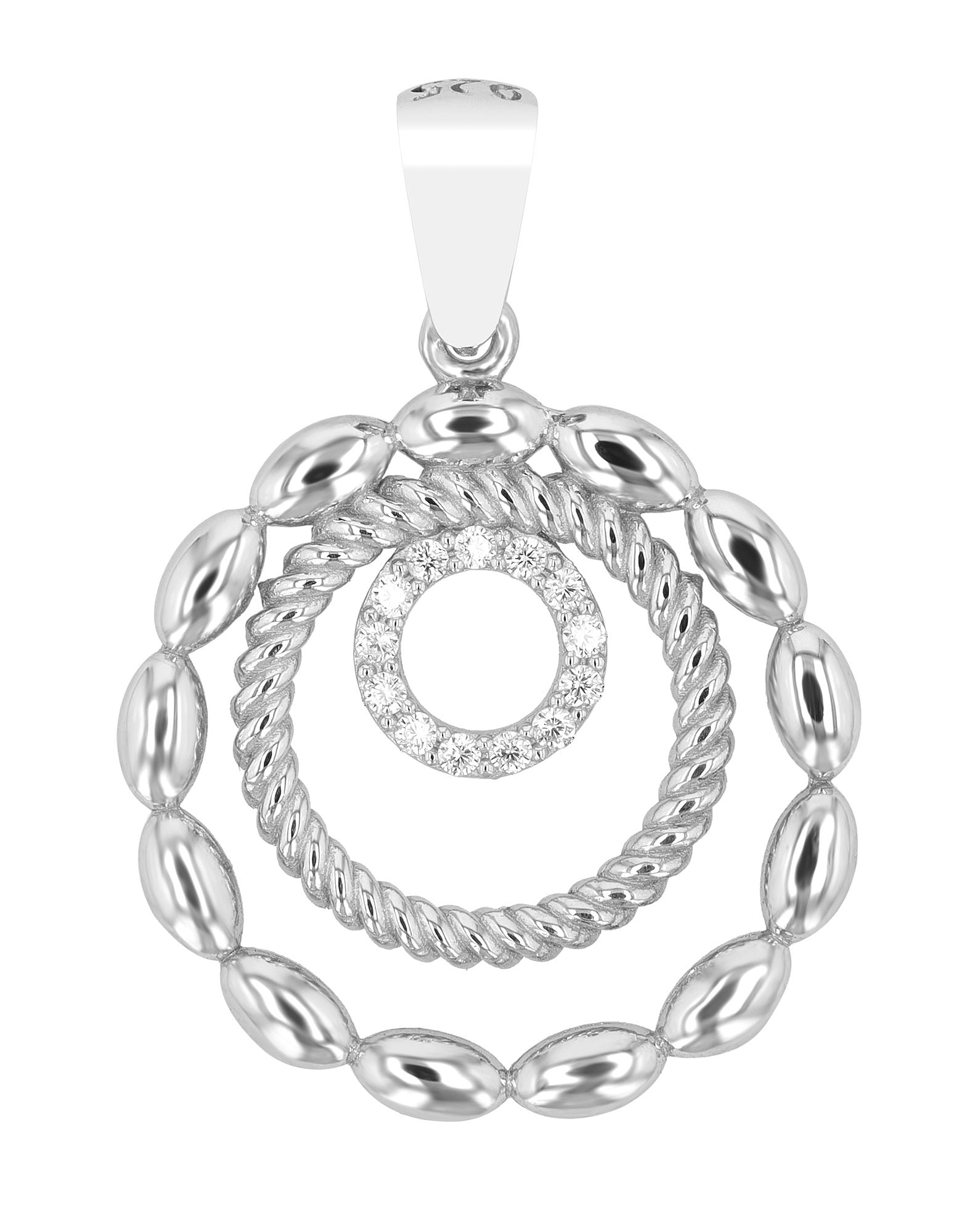 Adelia´s Kettenanhänger »Damen Anhänger aus 925 Silber mit Zirkonia«