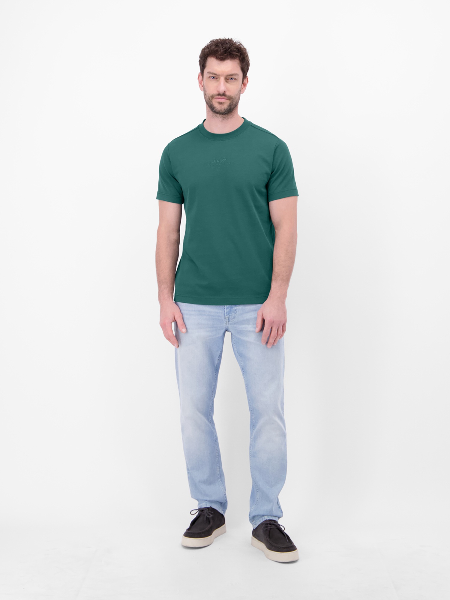 LERROS T-Shirt »T-Shirt aus Baumwolle mit Print«