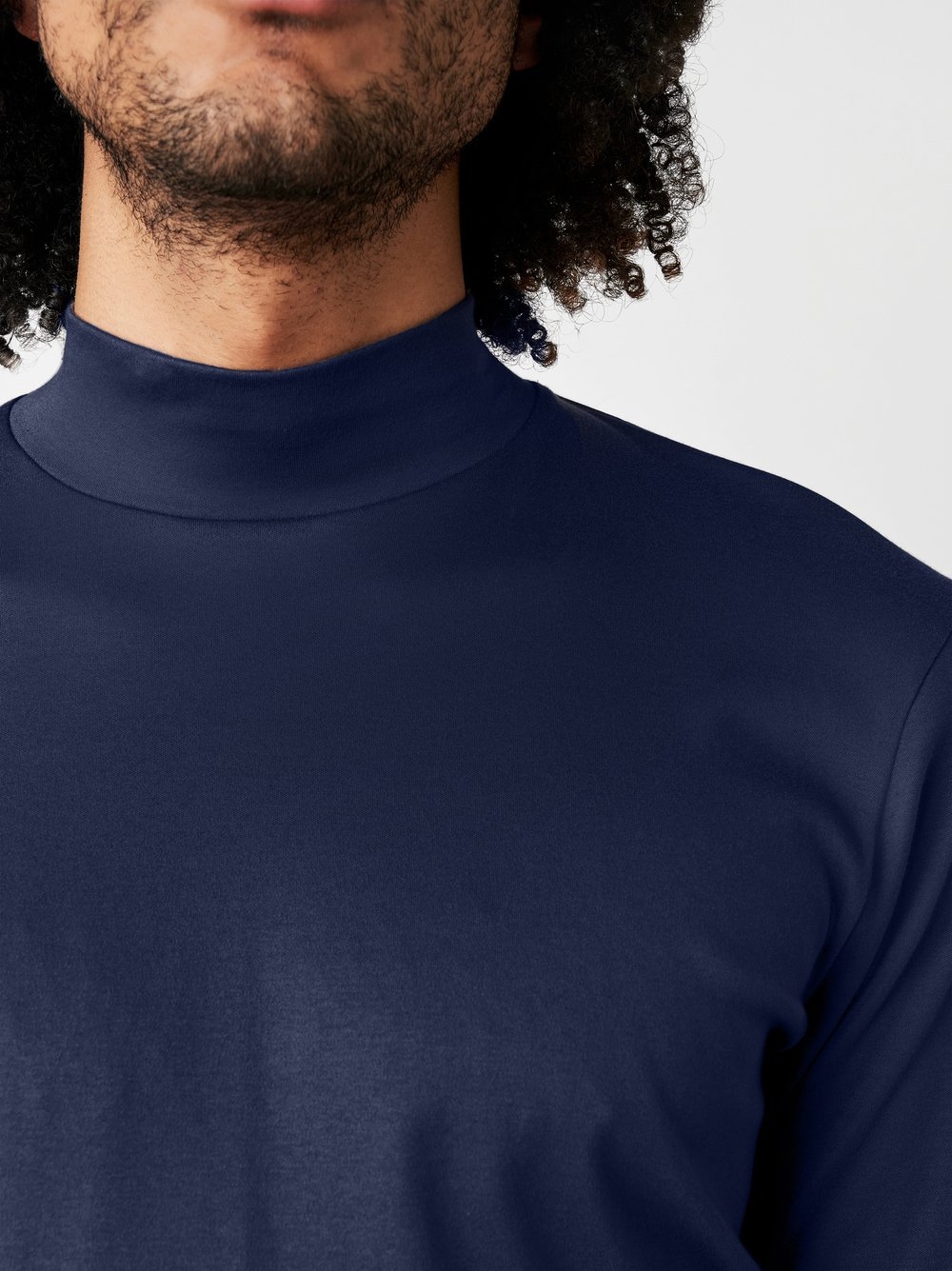 DESOTO Rollkragenshirt »Jersey Rollkragenshirt langarm«, Stretch-Qualität