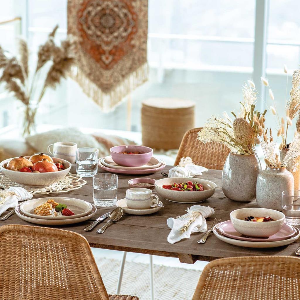 like. by Villeroy & Boch Untertasse »Kaffeeuntertassen Perlemor Coral ø 16,1 cm 6er Set rosa« Spülmaschinengeeignet, Mikrowellengeeignet