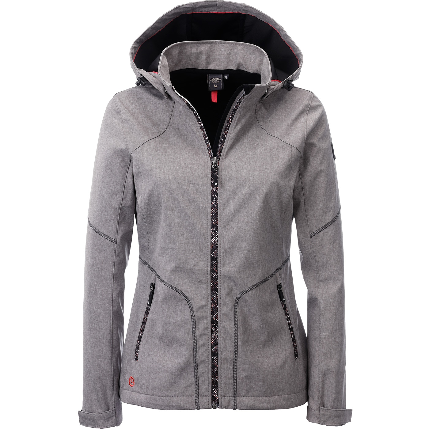 DEPROC Active Softshelljacke »SOUTH TWIN PEAK WOMEN« mit abnehmbarer Kapuze