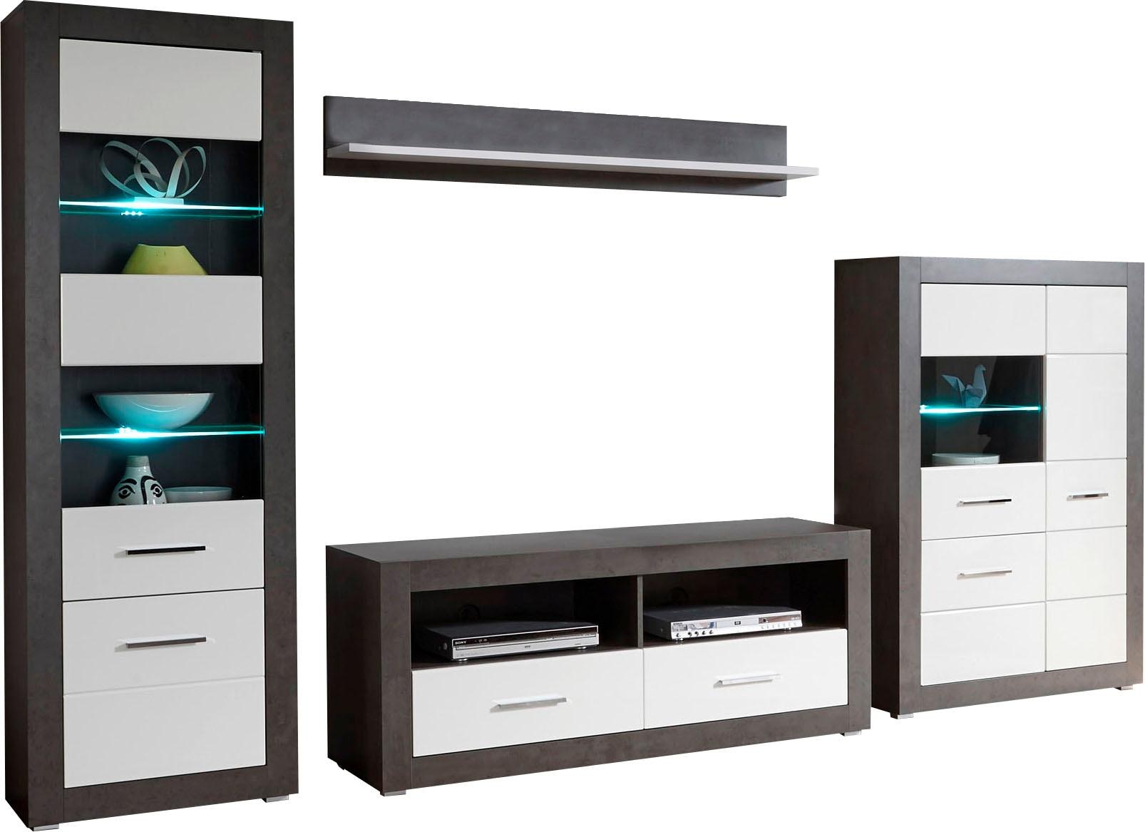 Home affaire Wohnwand »Etero« Set, 4 Stk. tlg.